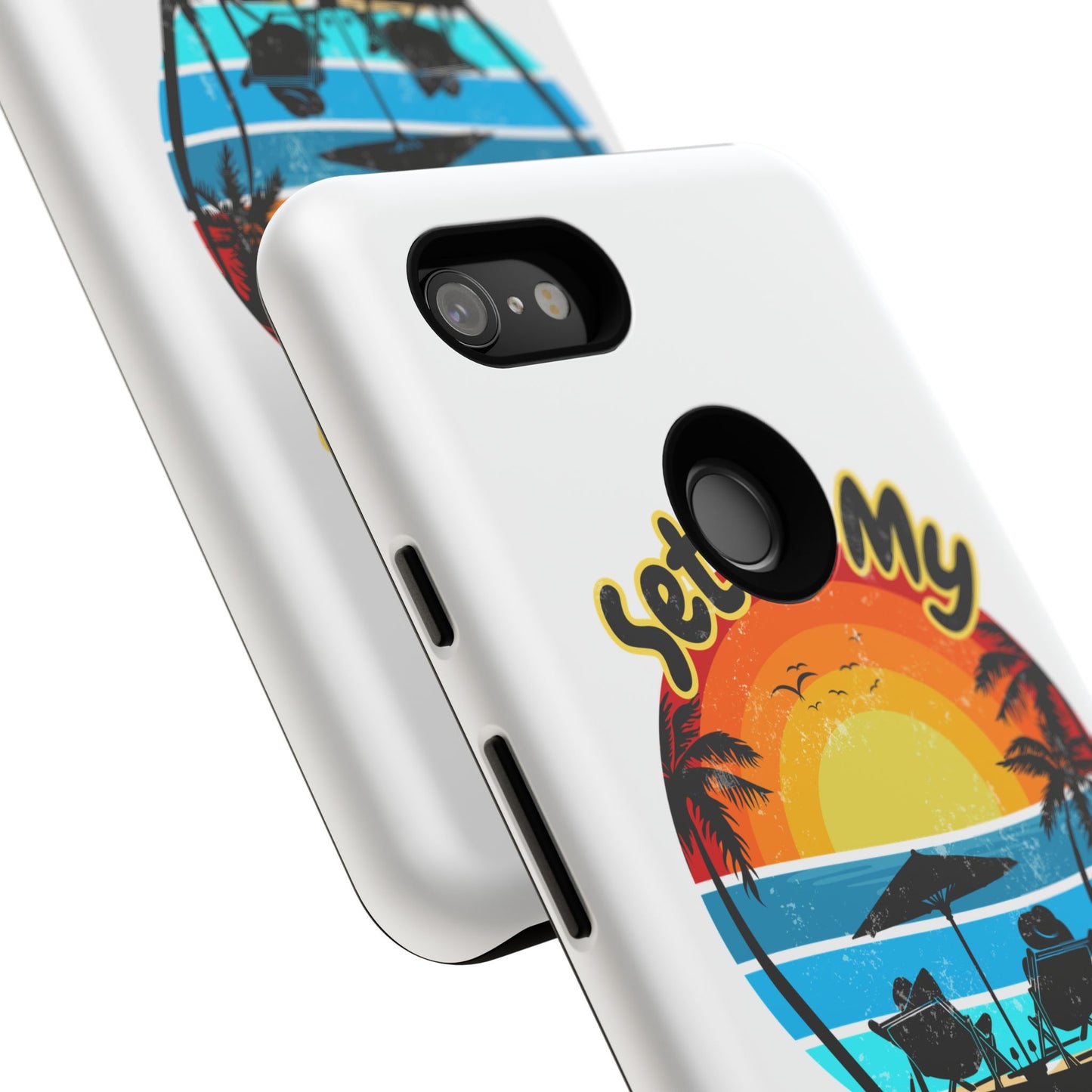 "Set In My Waves" Tropical Surf Beach Paradise Phone Case