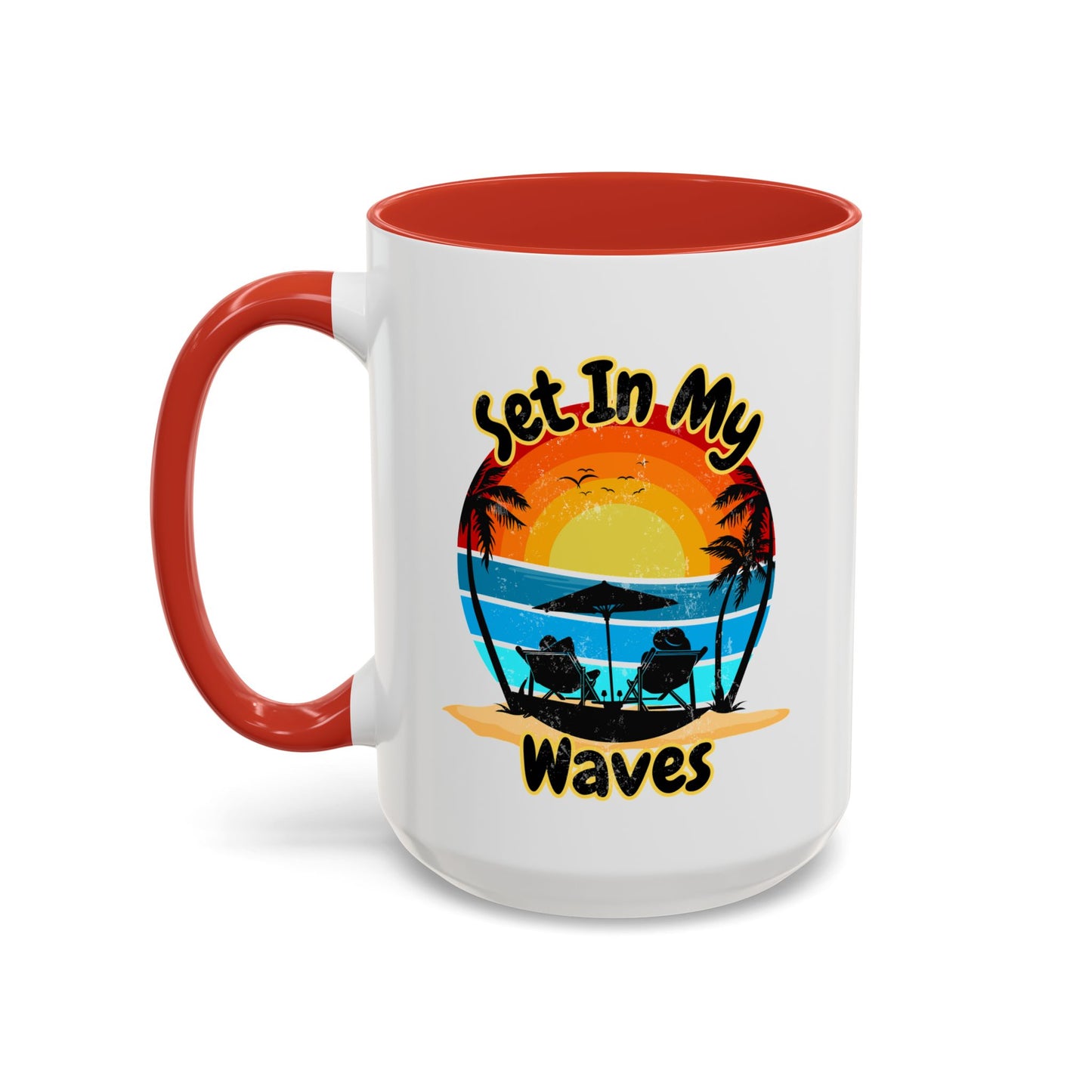"Set In My Waves" Accent Coffee Mug (11, 15oz)