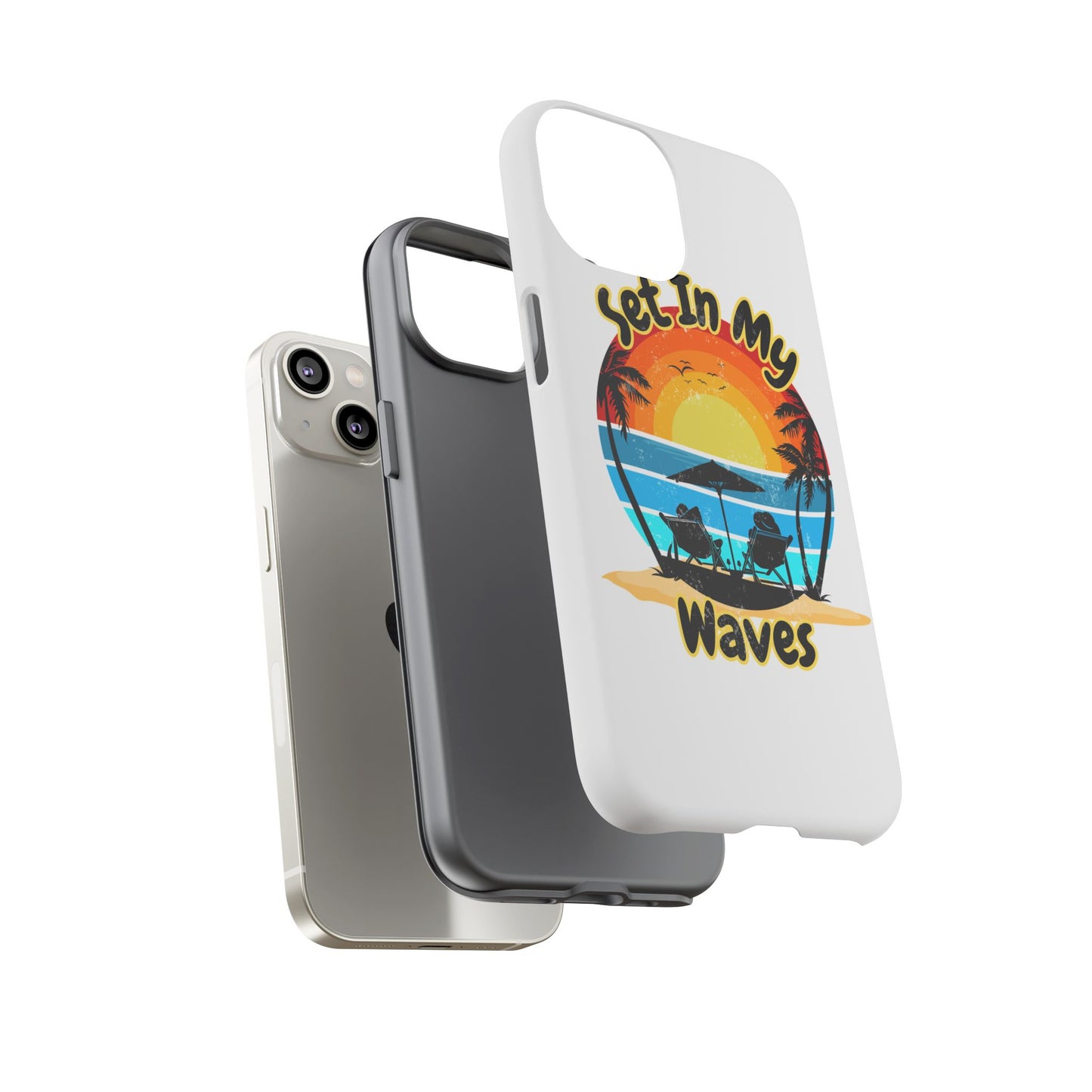 "Set In My Waves" Tropical Surf Beach Paradise Phone Case