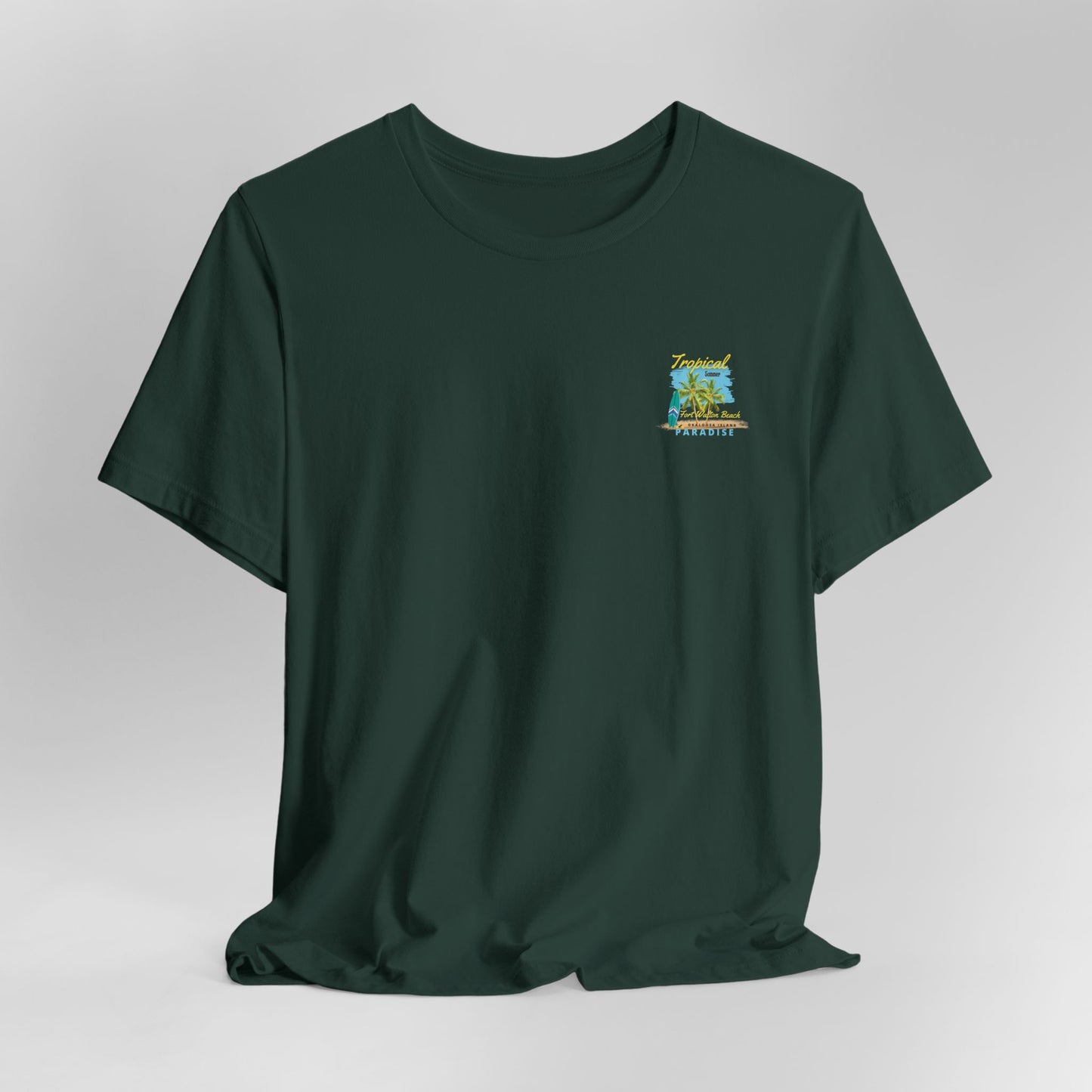 Tropical Paradise Fort Walton Beach/Destin T-Shirt(Dark Colors)