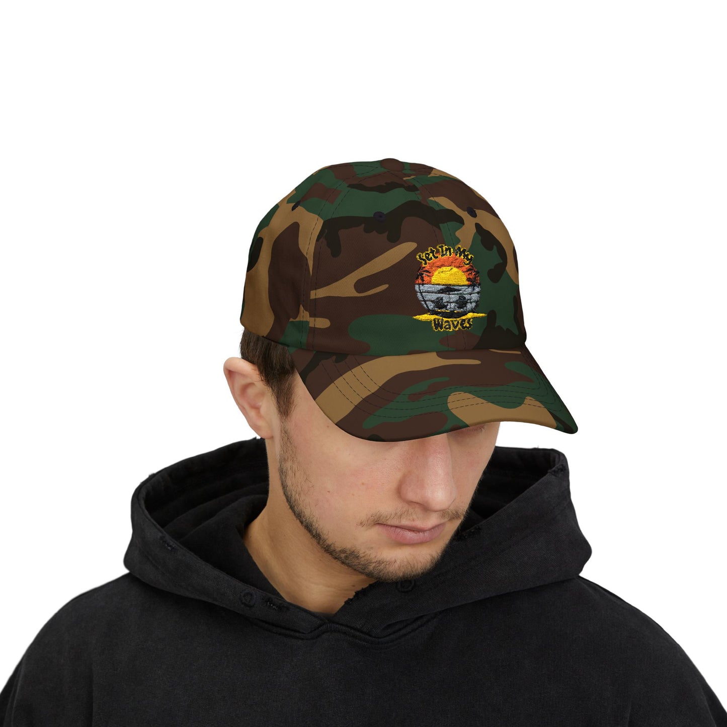 "Set In My Waves" Tropical Dad Cap