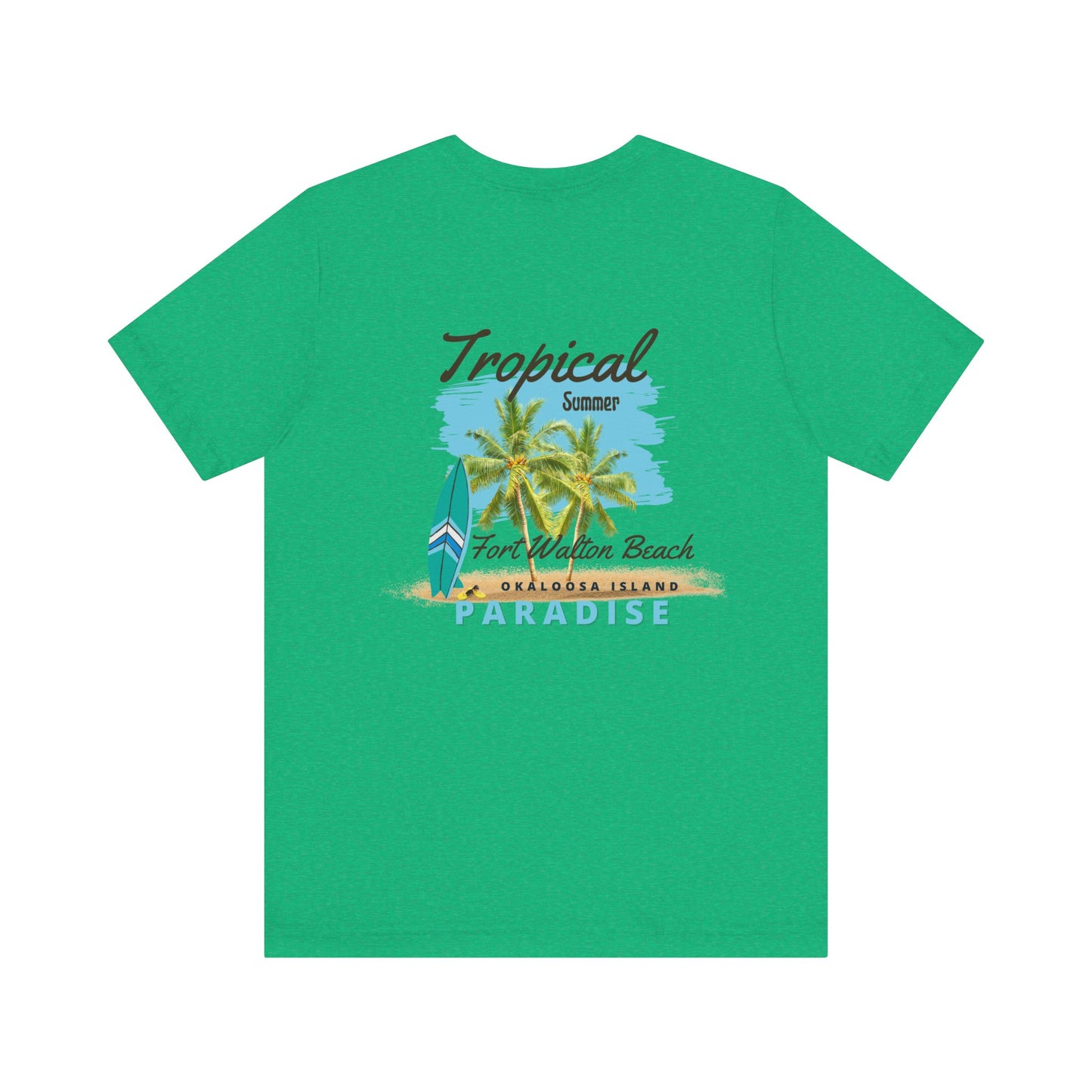 Tropical Paradise Tee: Summer Beach Vibes(Light)