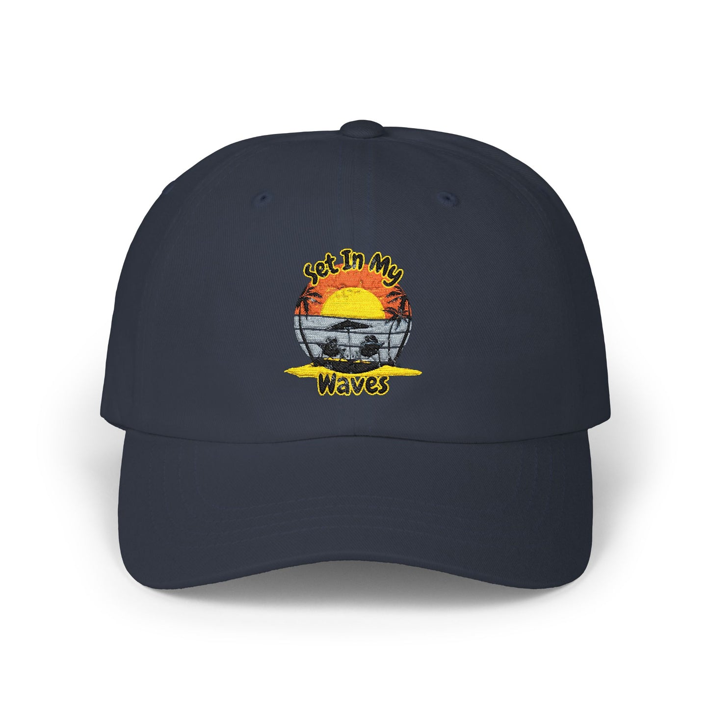 "Set In My Waves" Tropical Dad Cap