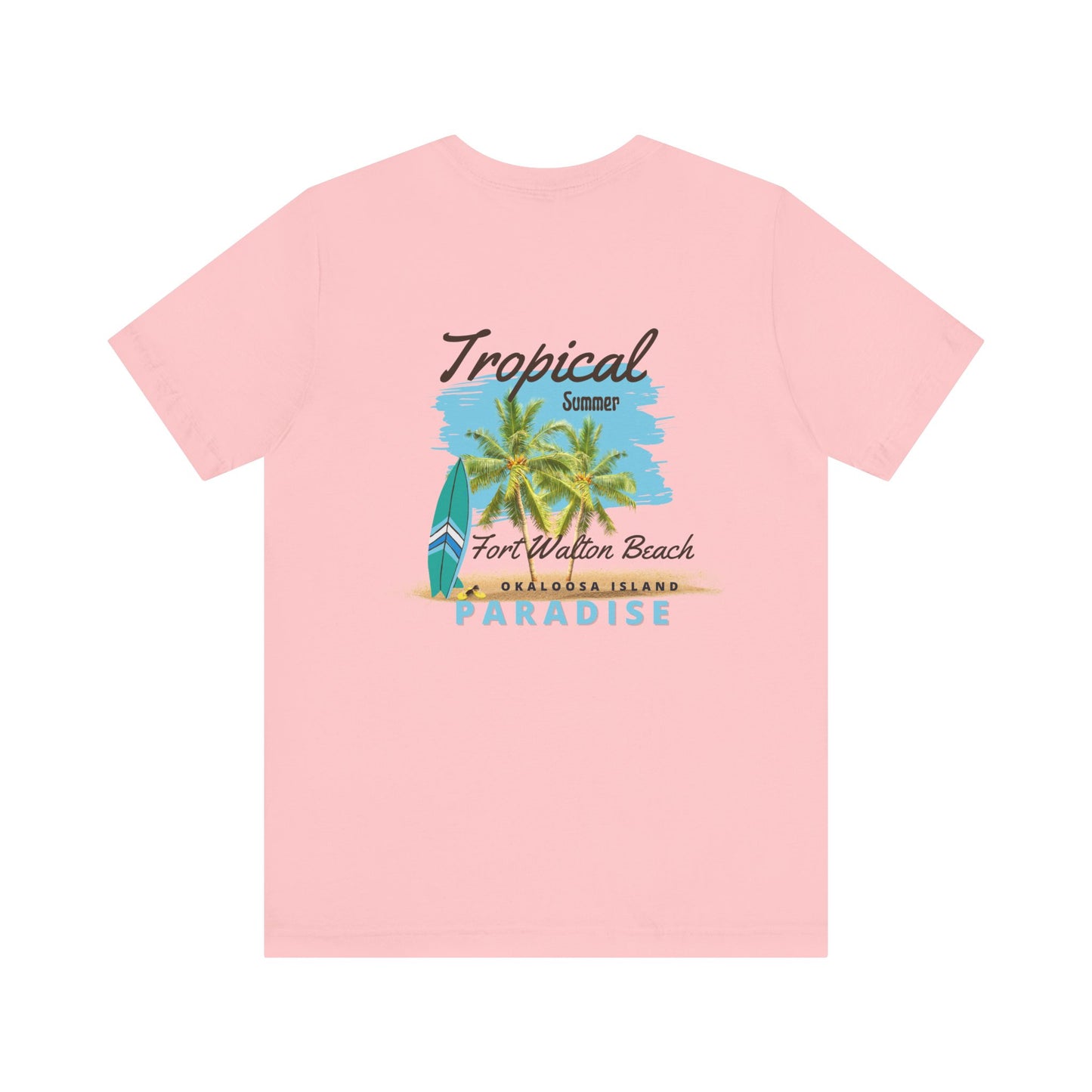 Tropical Paradise Tee: Summer Beach Vibes(Light)