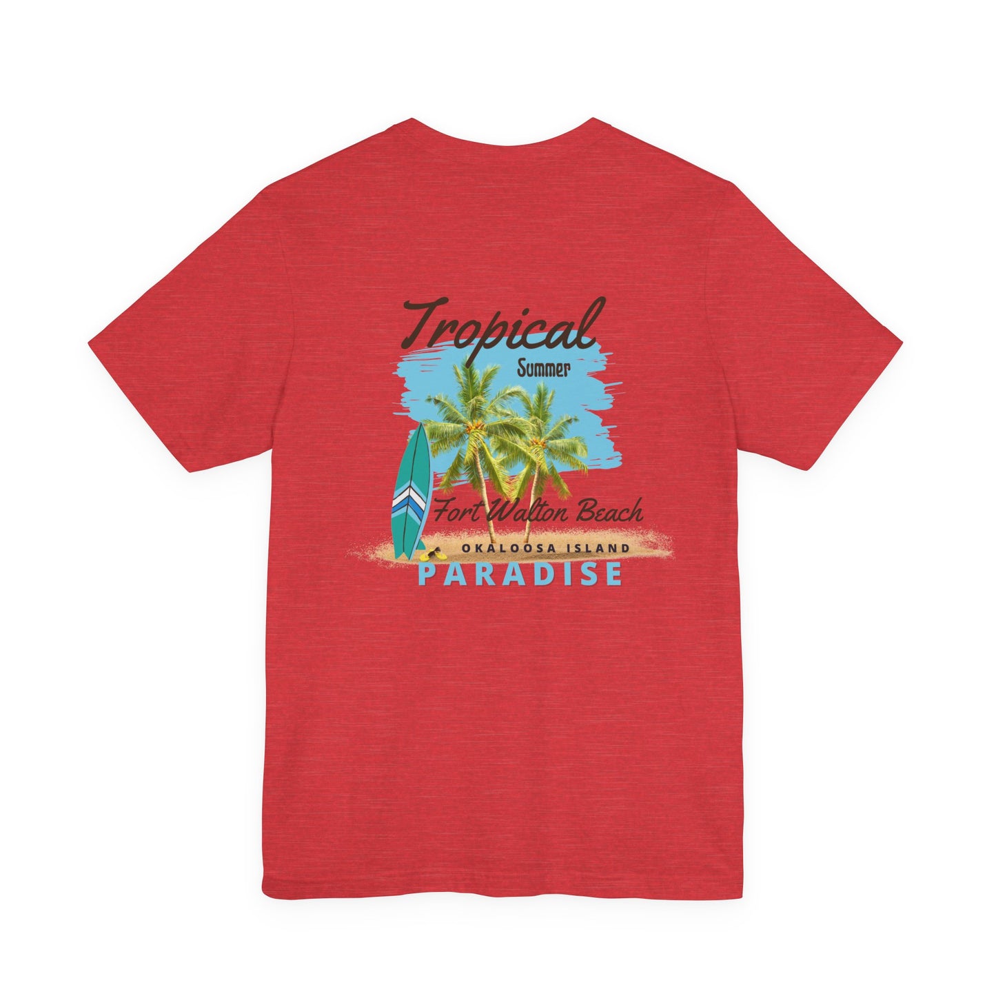 Tropical Paradise Tee: Summer Beach Vibes(Light)