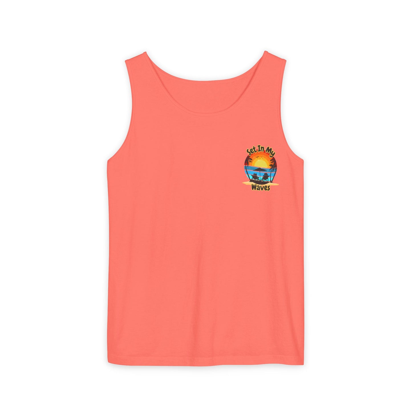 "Set In My Waves" Tropical Paradise Tank Top