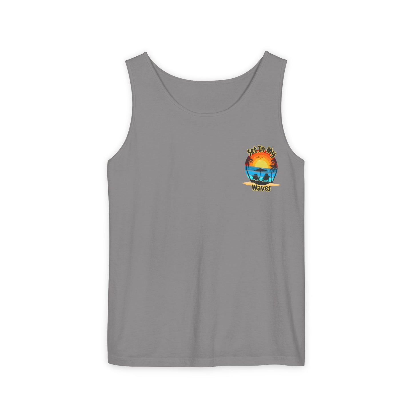 "Set In My Waves" Tropical Paradise Tank Top