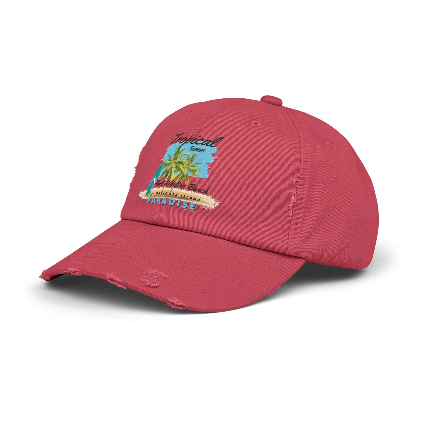 Tropical Distressed Cap