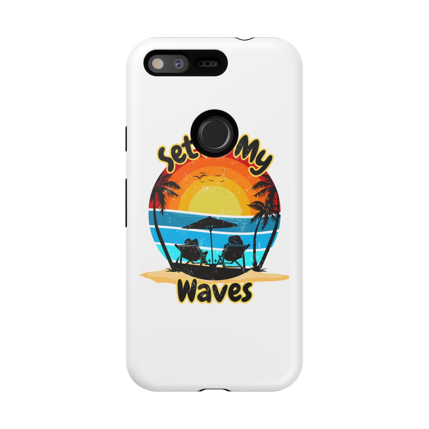 "Set In My Waves" Tropical Surf Beach Paradise Phone Case