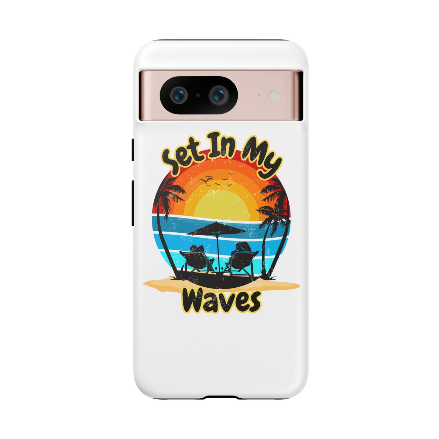"Set In My Waves" Tropical Surf Beach Paradise Phone Case