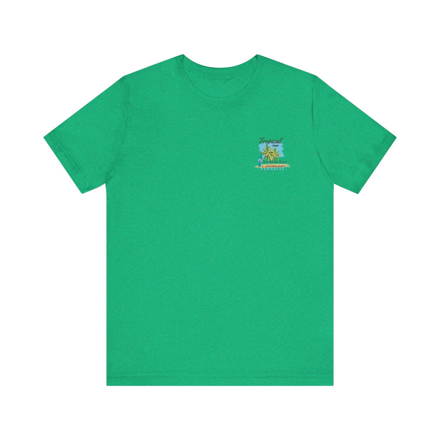 Tropical Paradise Tee: Summer Beach Vibes(Light)
