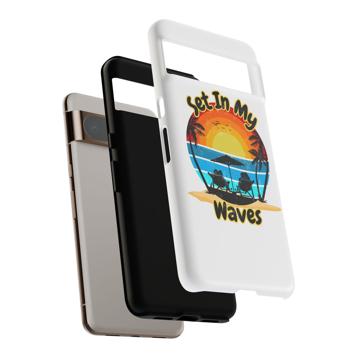"Set In My Waves" Tropical Surf Beach Paradise Phone Case