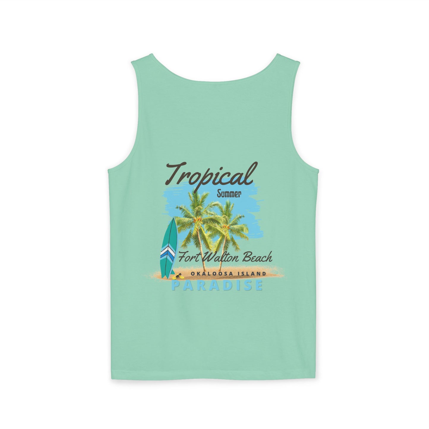 Tropical Paradise Tank Top(Print on Front/Back)