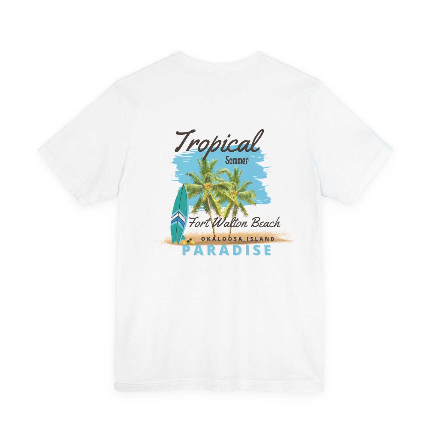 Tropical Paradise Tee: Summer Beach Vibes(Light)