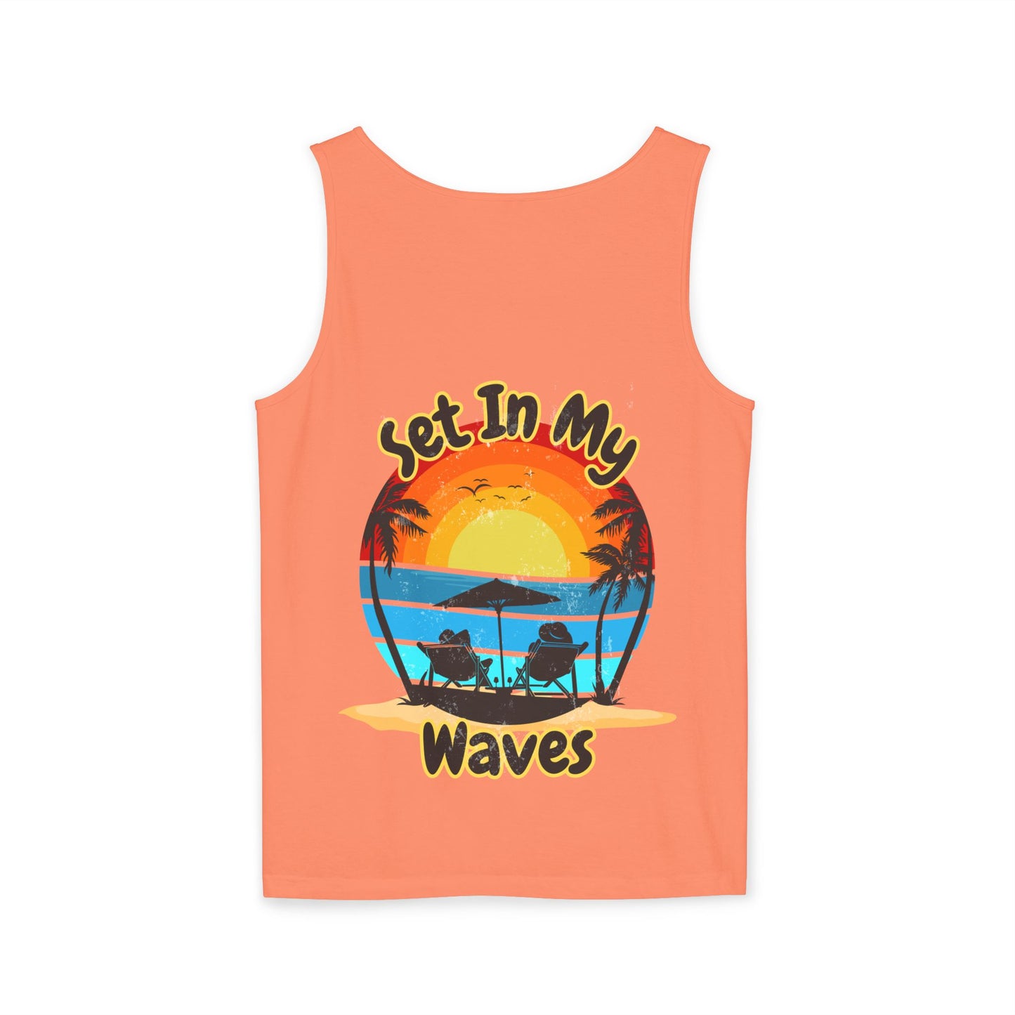 "Set In My Waves" Tropical Paradise Tank Top