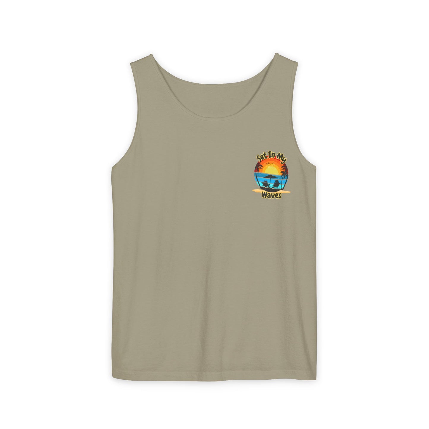 "Set In My Waves" Tropical Paradise Tank Top