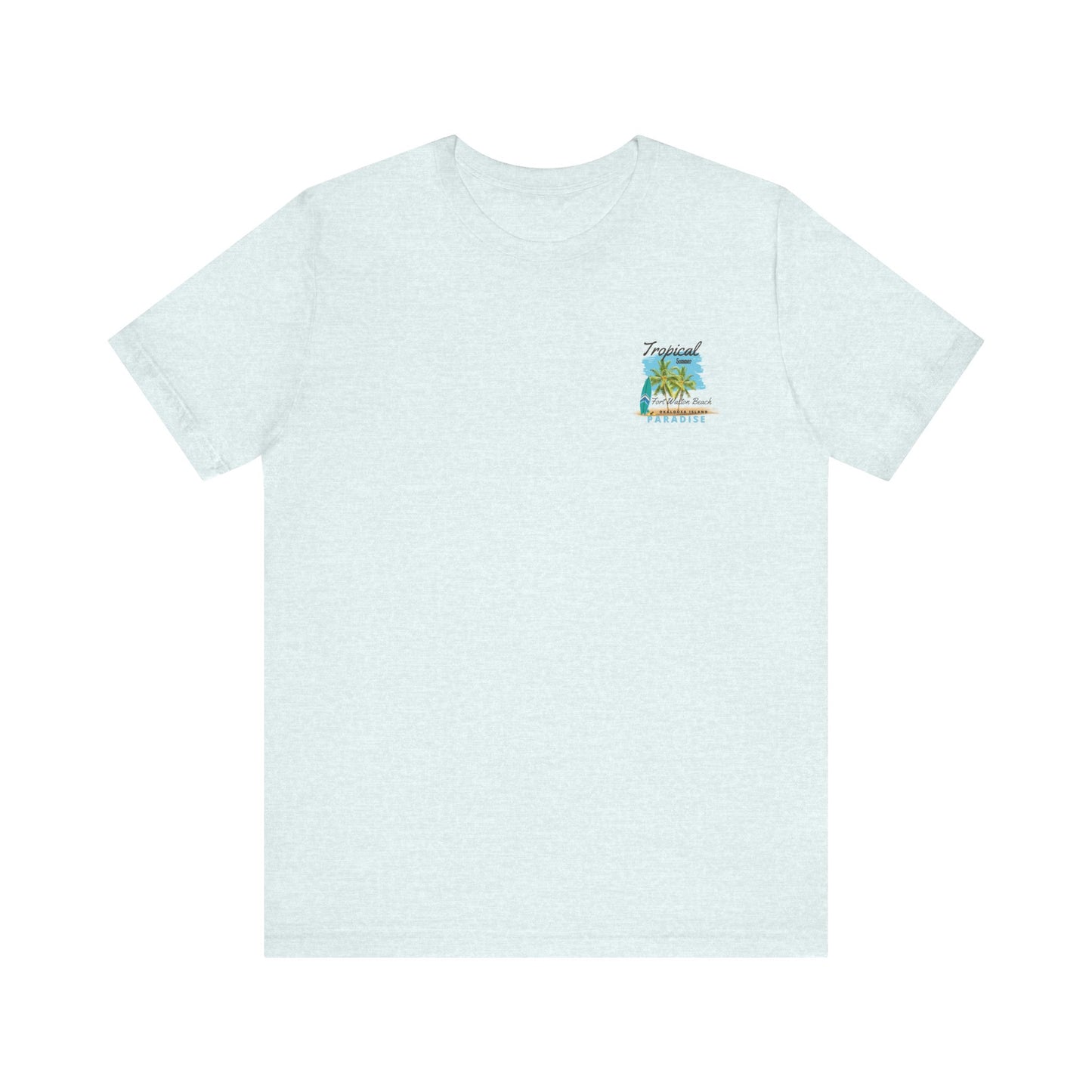 Tropical Paradise Tee: Summer Beach Vibes(Light)