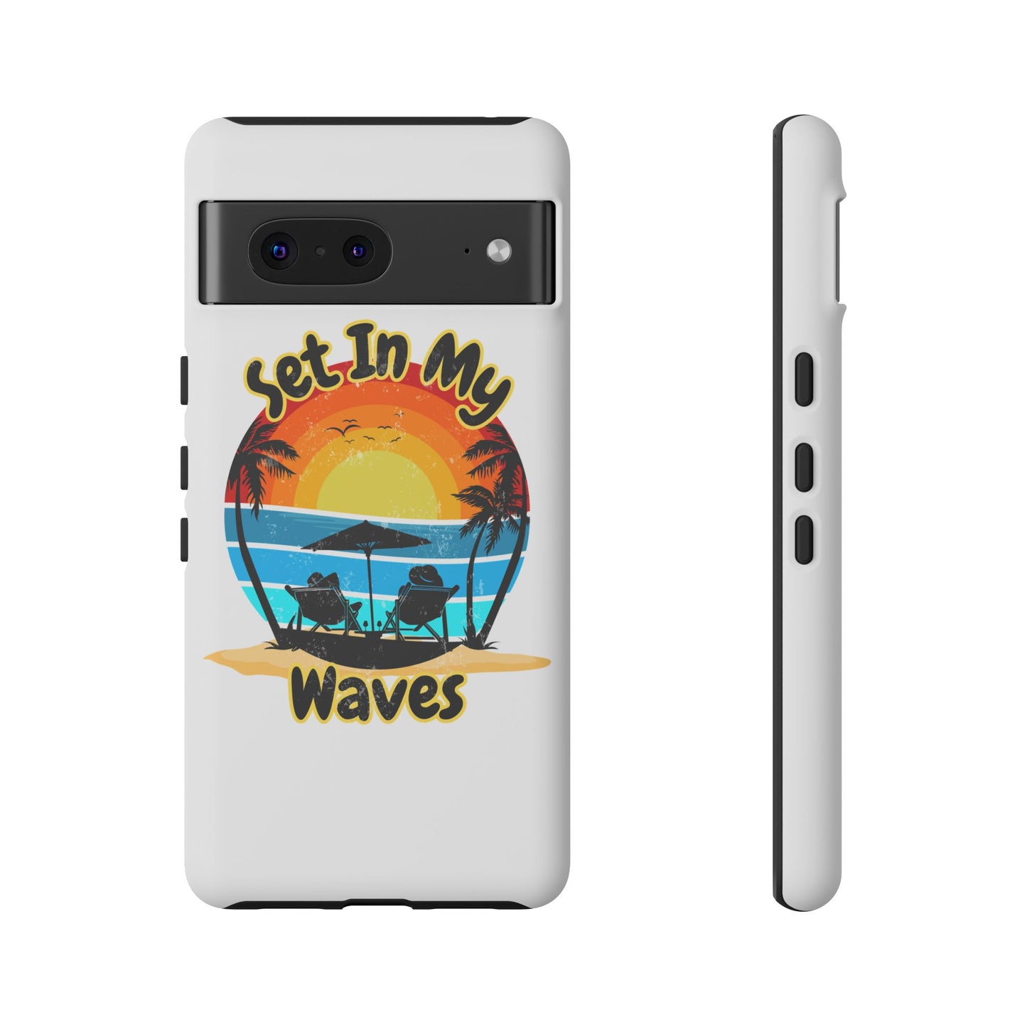 "Set In My Waves" Tropical Surf Beach Paradise Phone Case