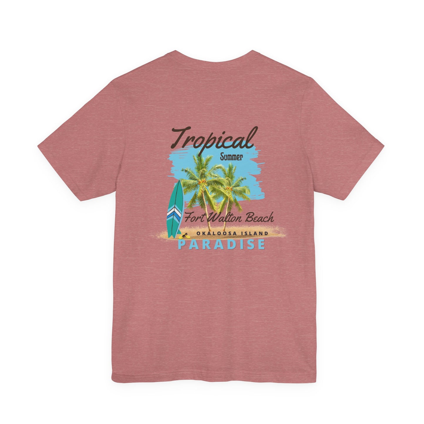 Tropical Paradise Tee: Summer Beach Vibes(Light)