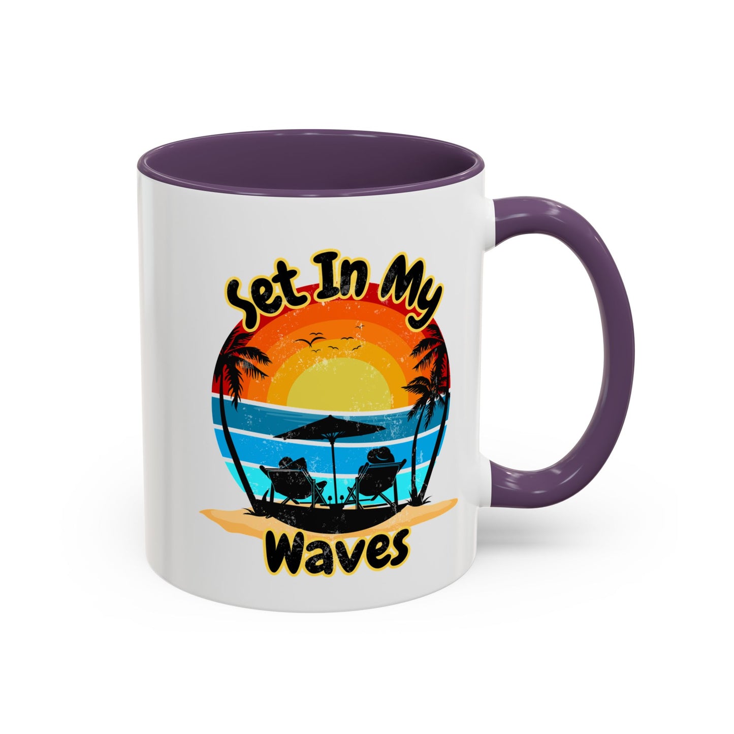 "Set In My Waves" Accent Coffee Mug (11, 15oz)