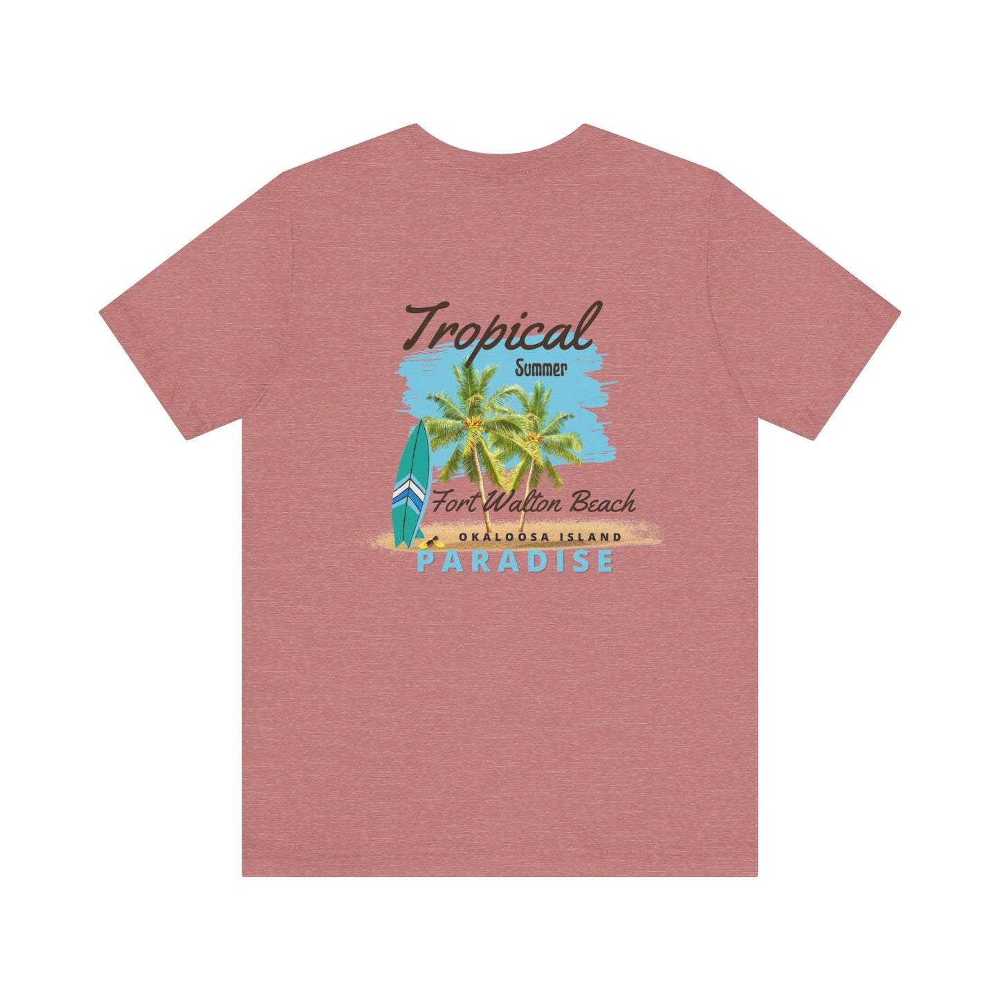 Tropical Paradise Tee: Summer Beach Vibes(Light)
