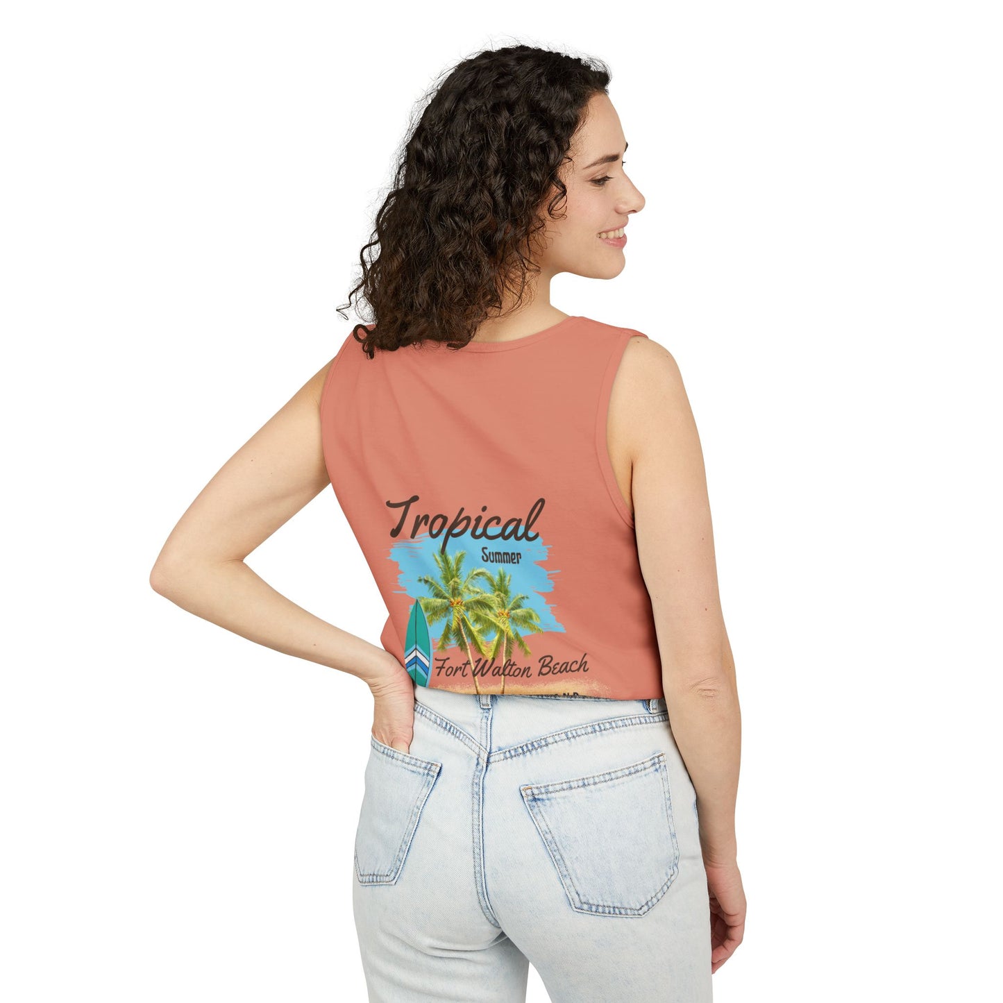 Tropical Paradise Tank Top(Print on Front/Back)