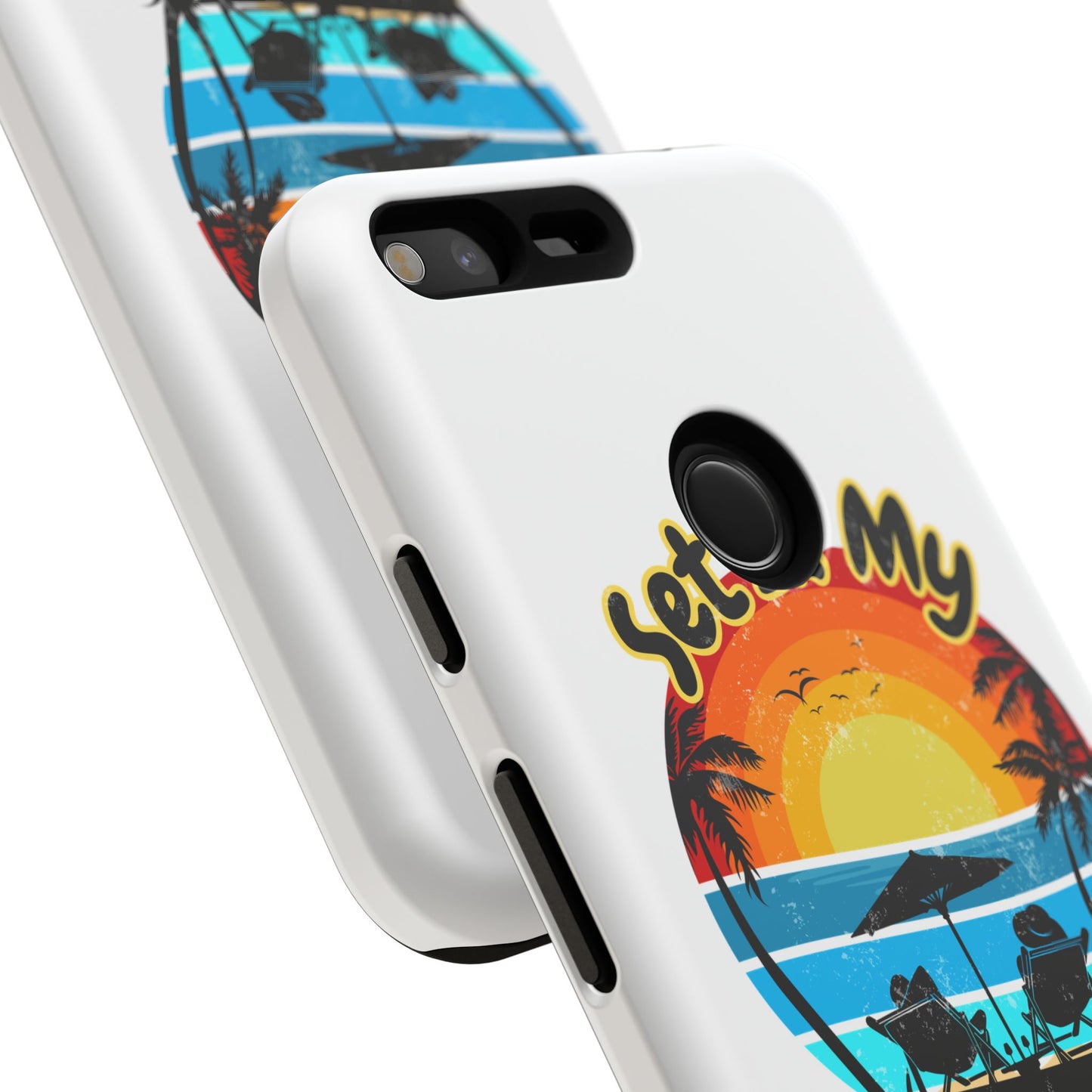 "Set In My Waves" Tropical Surf Beach Paradise Phone Case