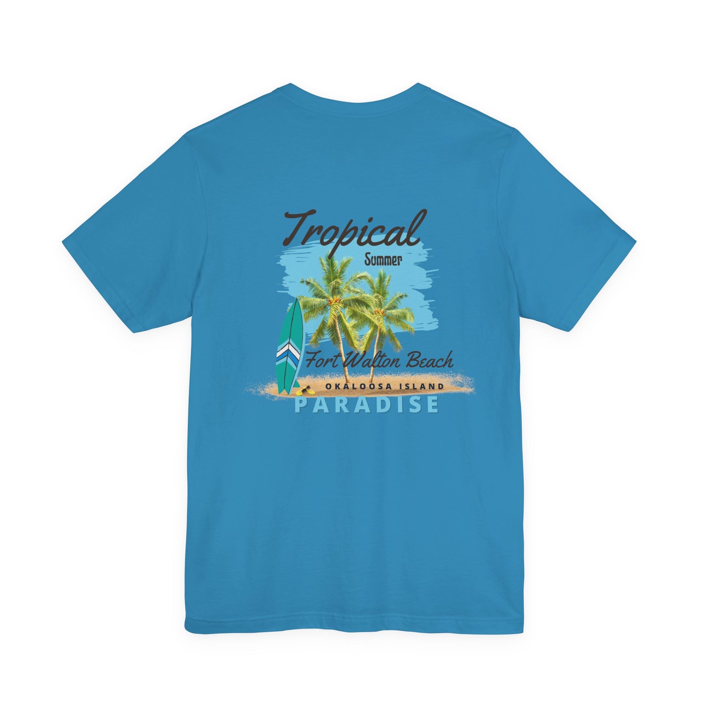 Tropical Paradise Tee: Summer Beach Vibes(Light)