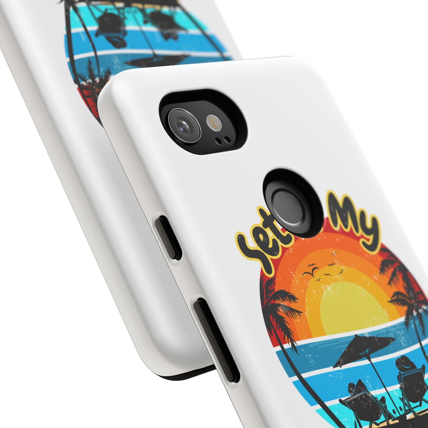 "Set In My Waves" Tropical Surf Beach Paradise Phone Case