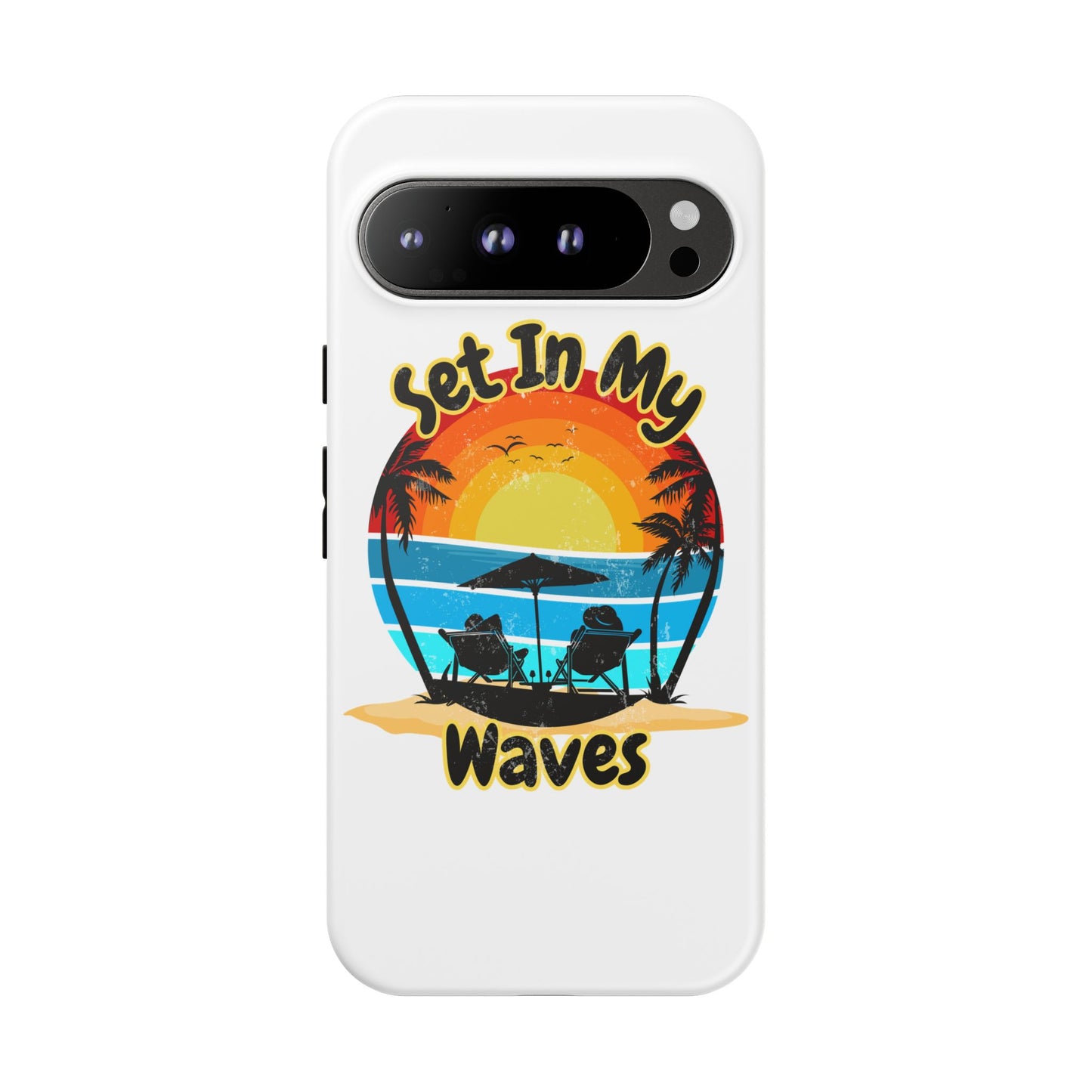 "Set In My Waves" Tropical Surf Beach Paradise Phone Case
