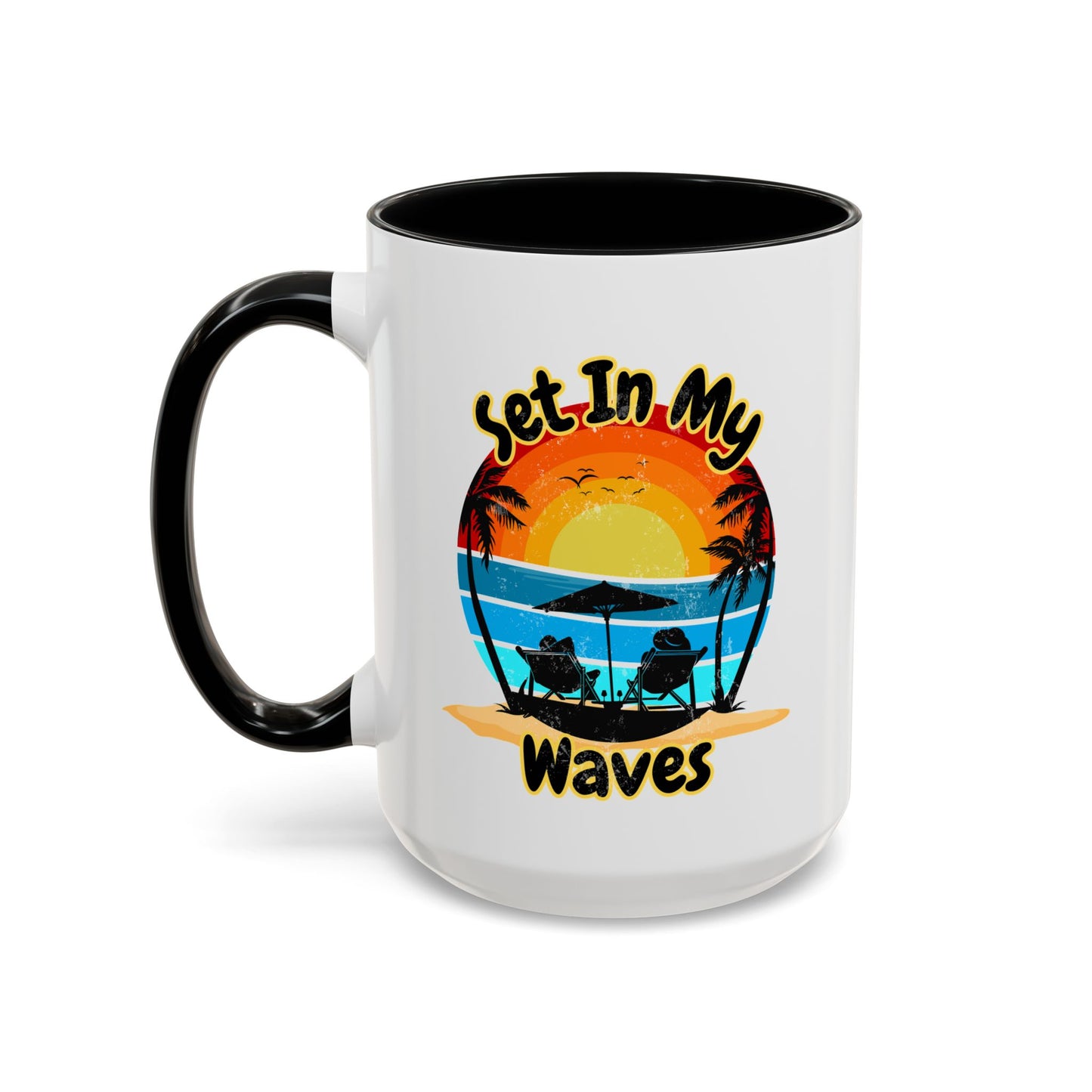 "Set In My Waves" Accent Coffee Mug (11, 15oz)