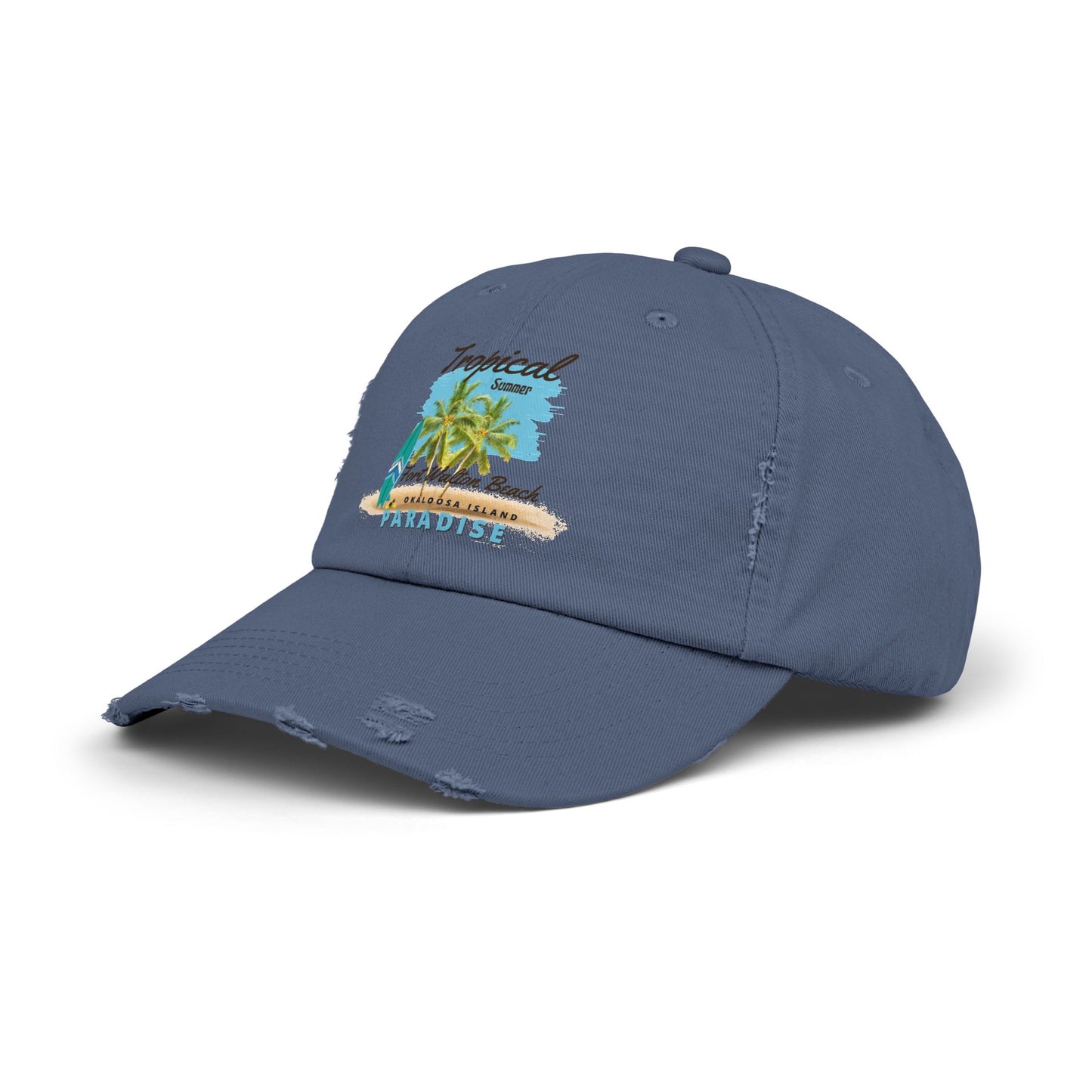Tropical Distressed Cap