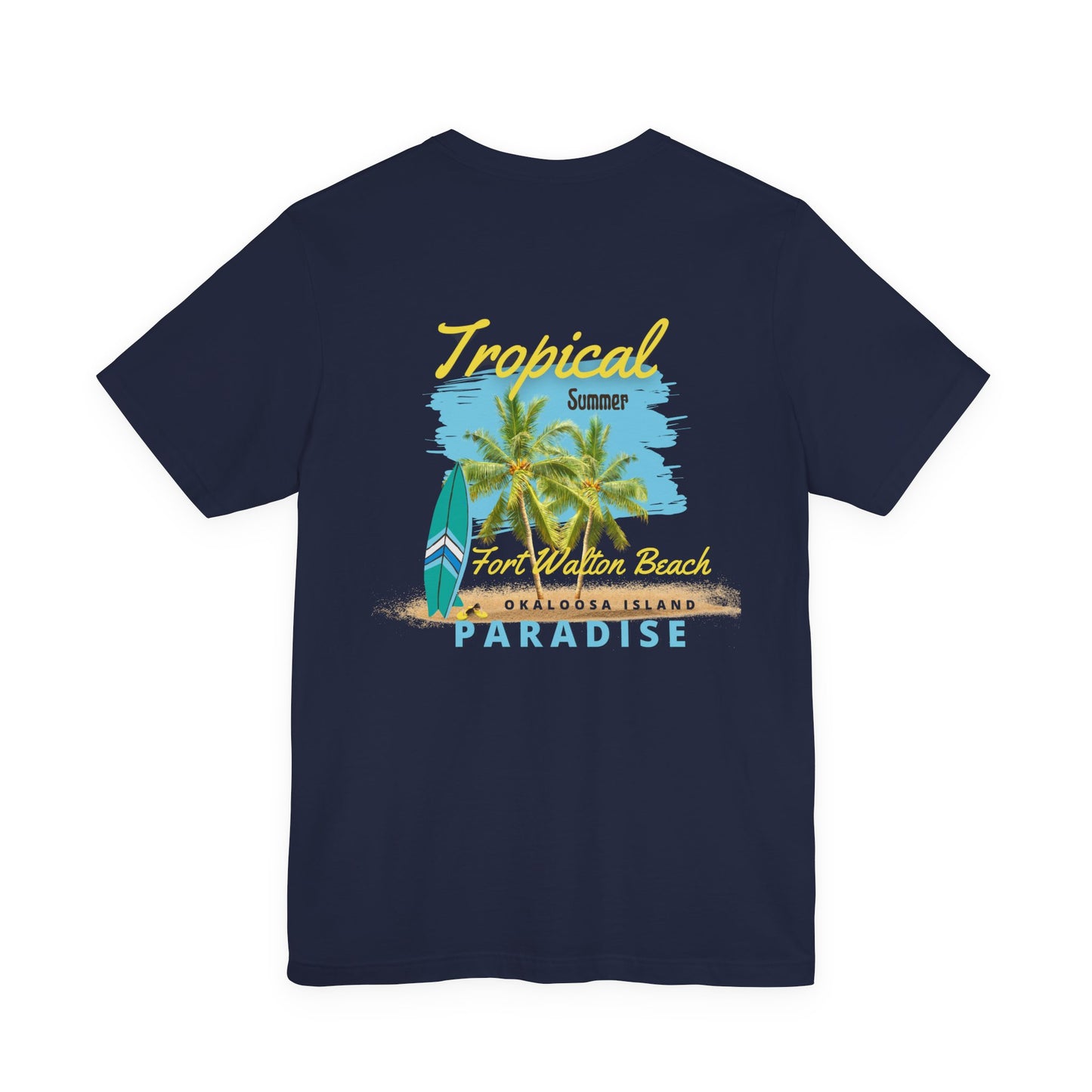 Tropical Paradise Fort Walton Beach/Destin T-Shirt(Dark Colors)