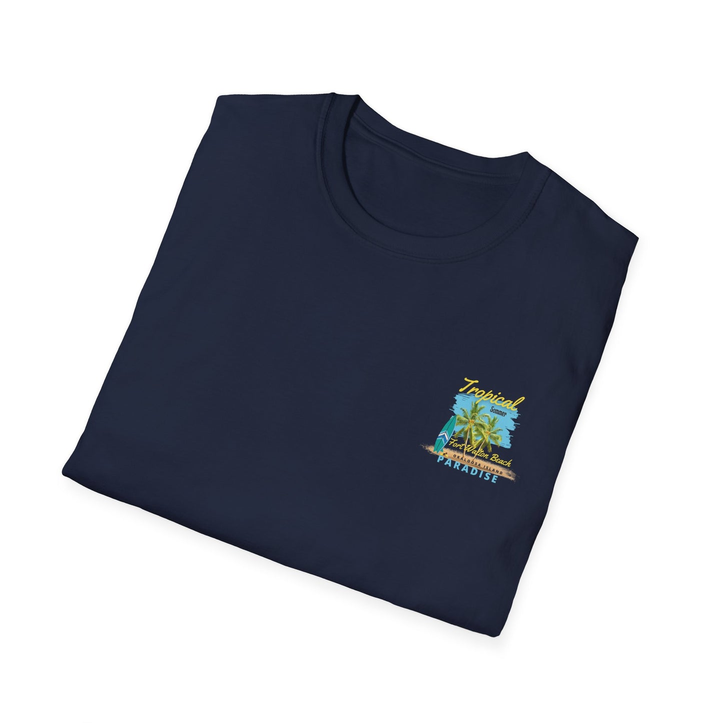 Tropical Summer T-Shirt, Paradise Tee, Beach Vacation Shirt, Casual Wear, Gift for Beach Lovers