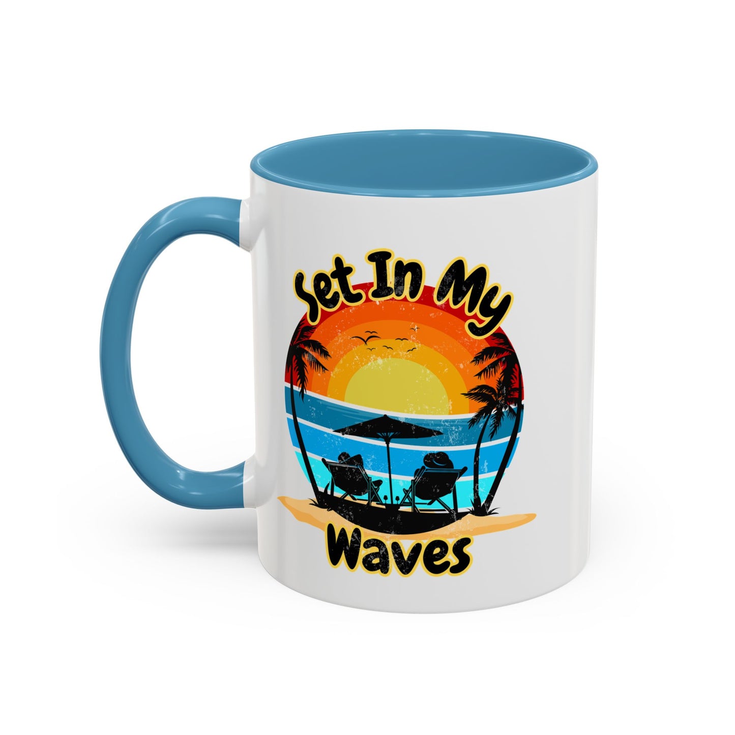 "Set In My Waves" Accent Coffee Mug (11, 15oz)