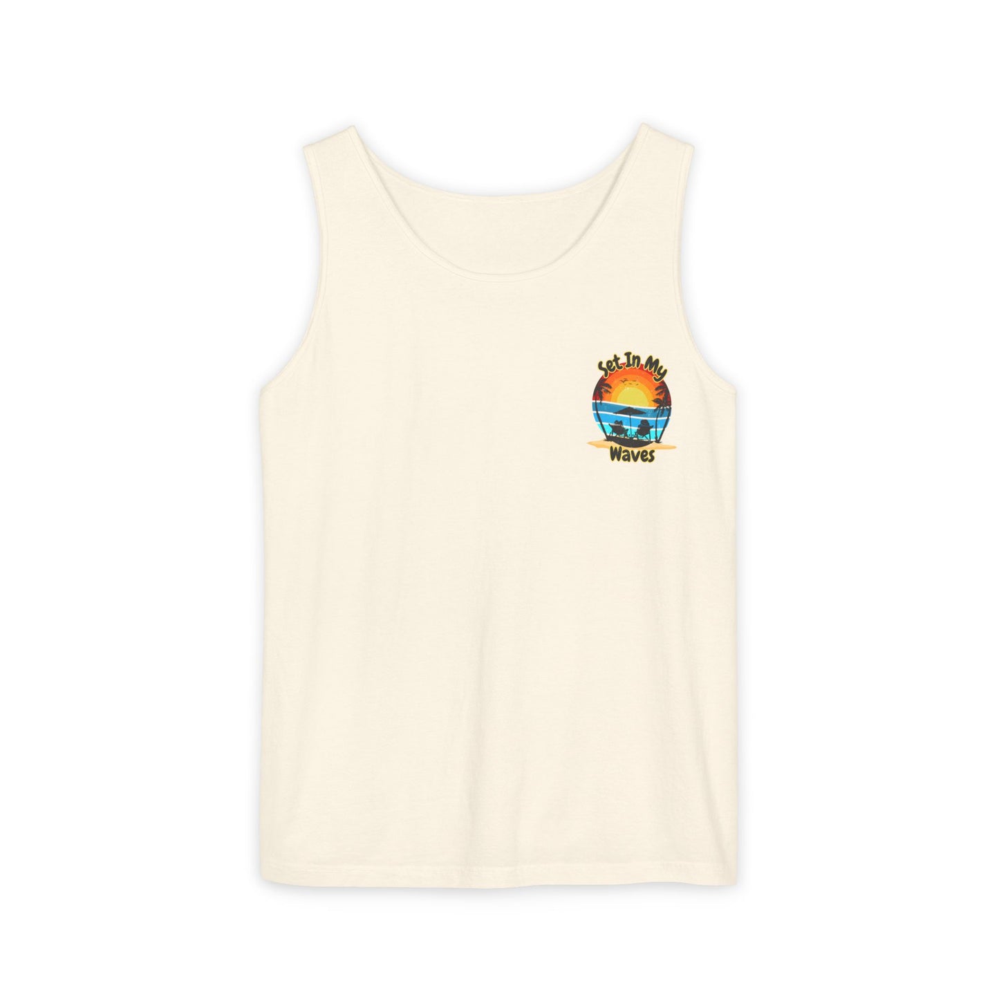 "Set In My Waves" Tropical Paradise Tank Top