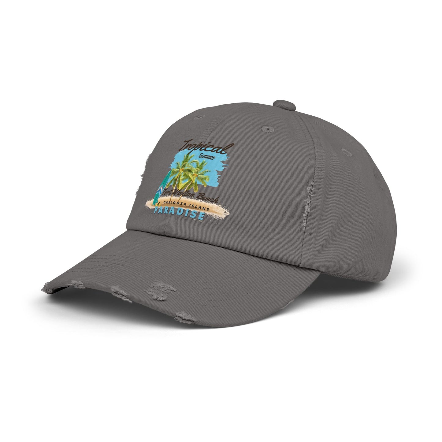 Tropical Distressed Cap