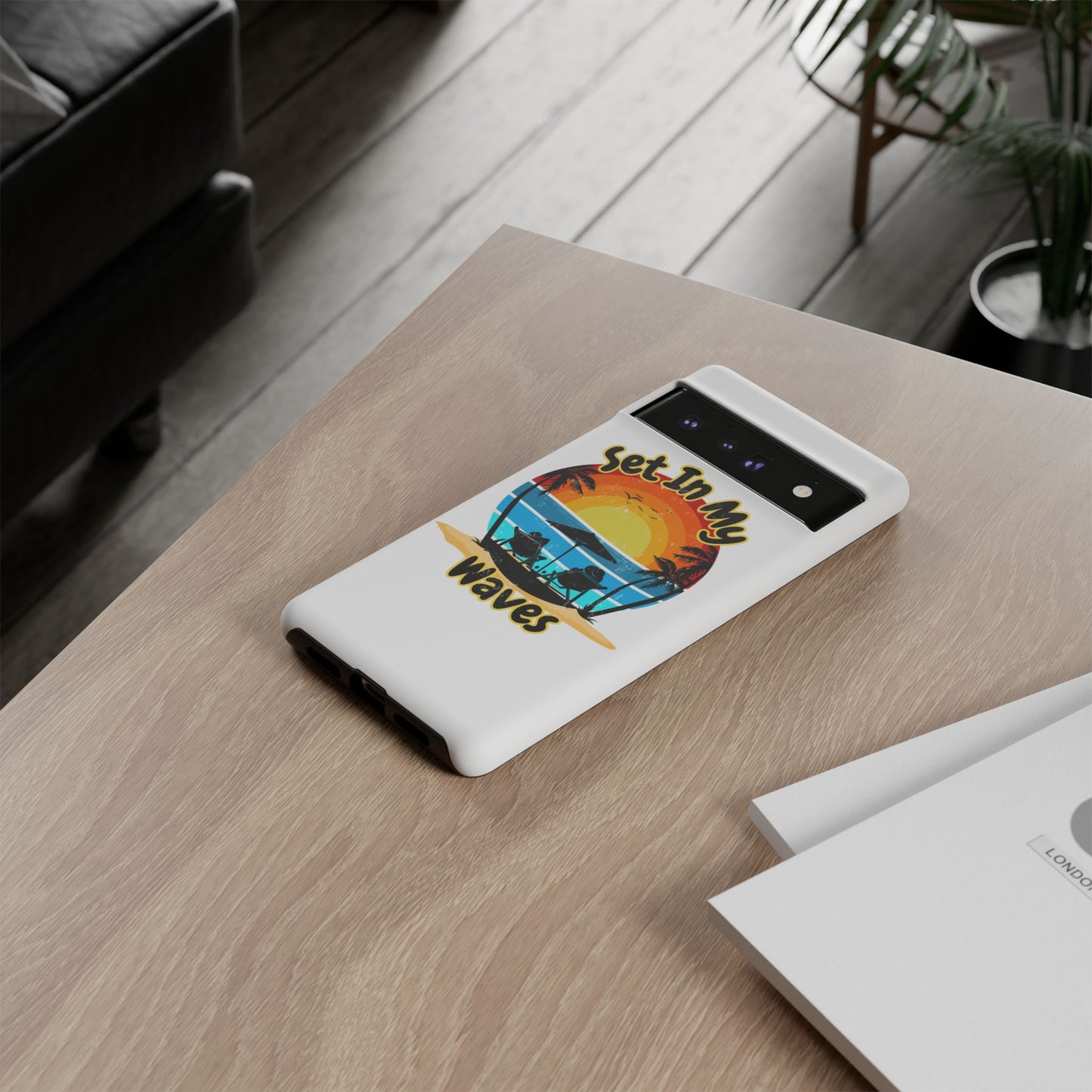 "Set In My Waves" Tropical Surf Beach Paradise Phone Case