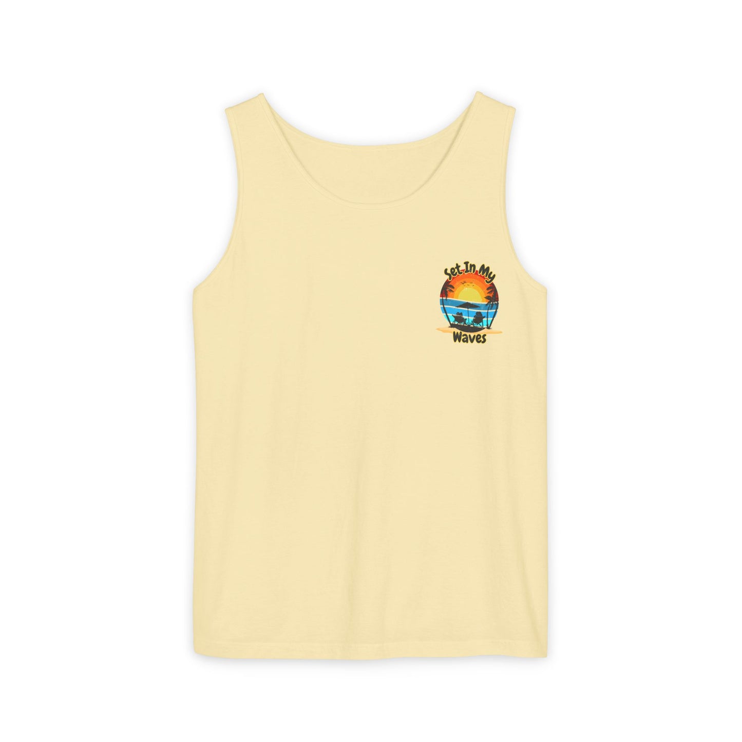 "Set In My Waves" Tropical Paradise Tank Top