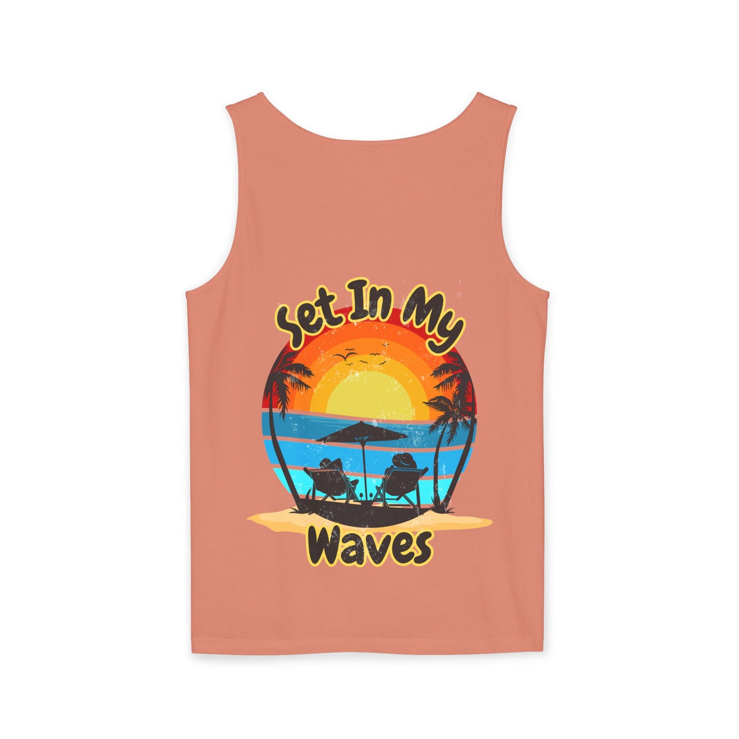"Set In My Waves" Tropical Paradise Tank Top
