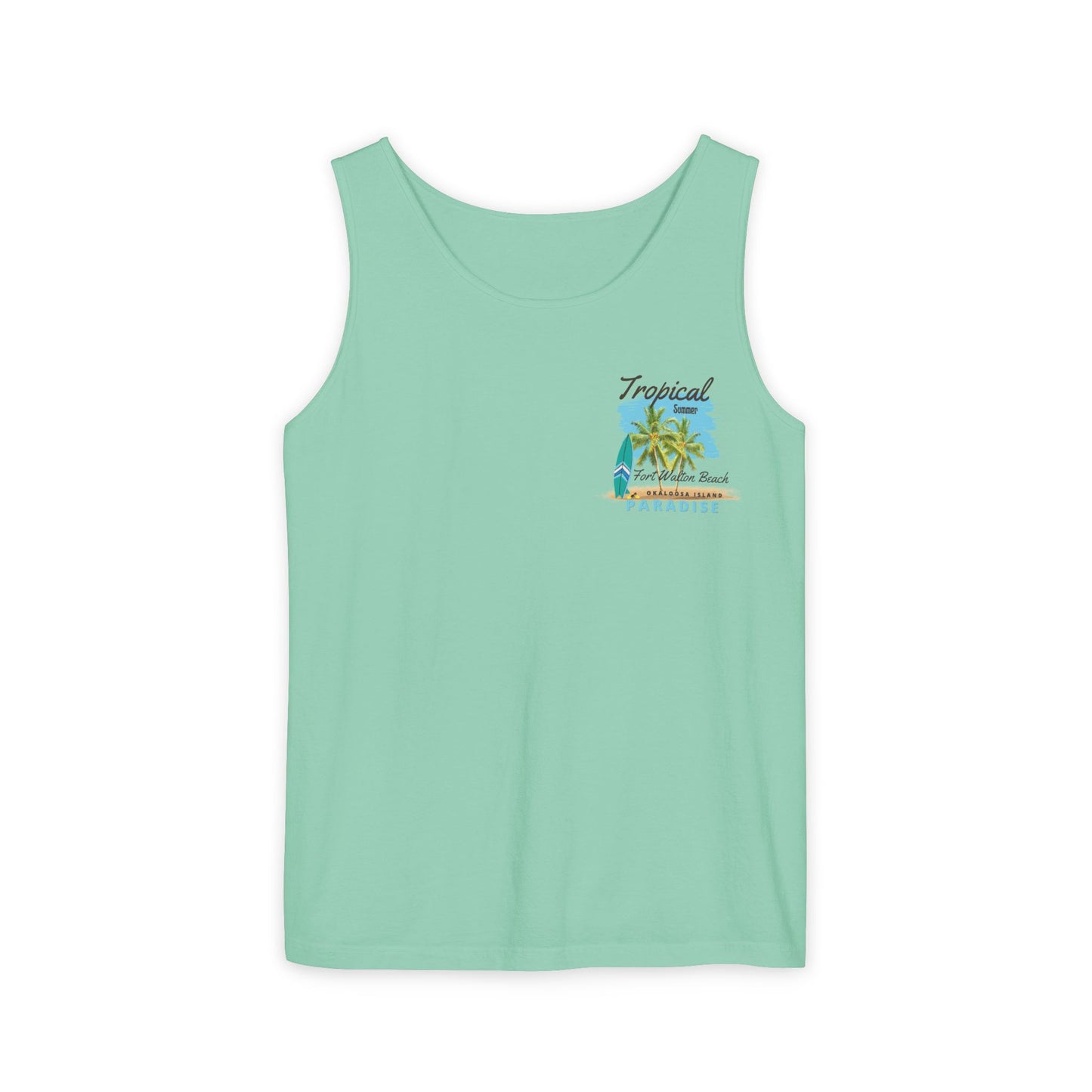 Tropical Paradise Tank Top(Print on Front/Back)