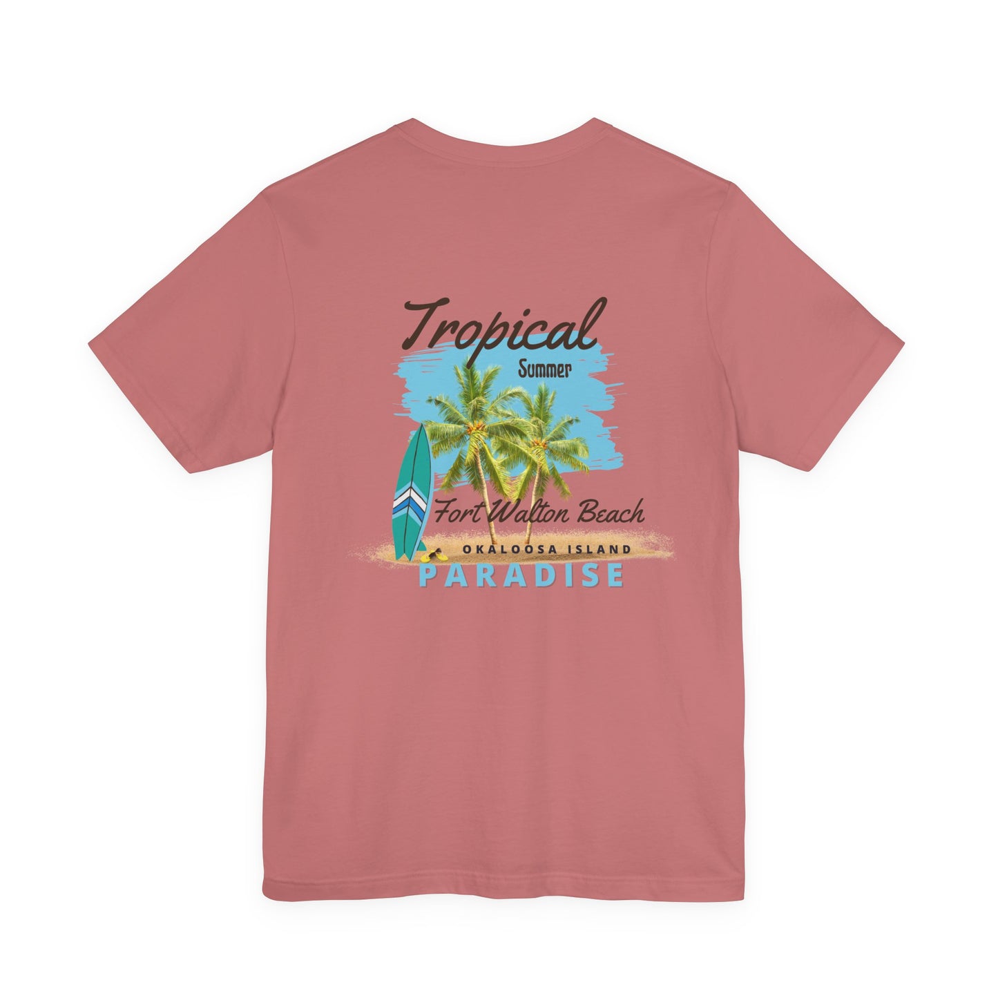 Tropical Paradise Tee: Summer Beach Vibes(Light)
