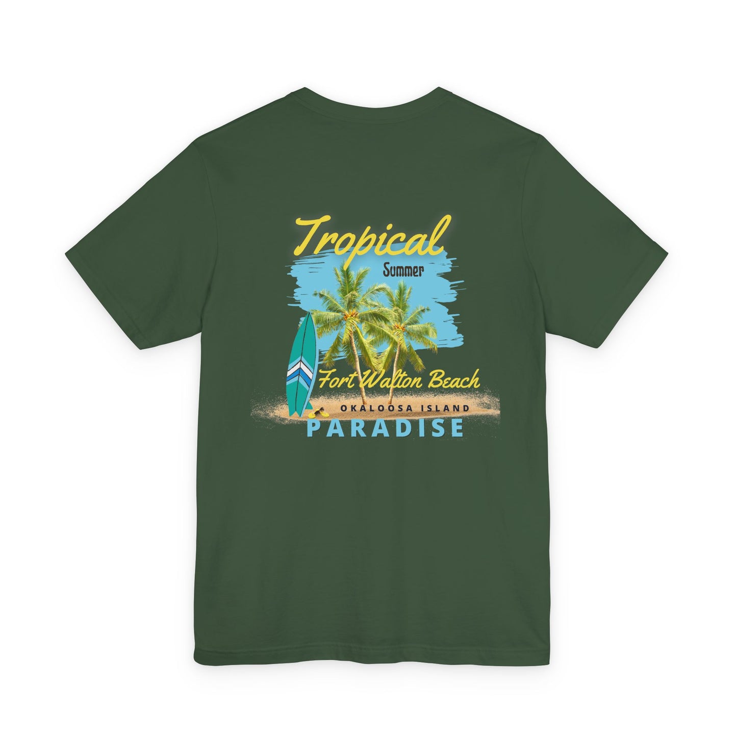 Tropical Paradise Fort Walton Beach/Destin T-Shirt(Dark Colors)