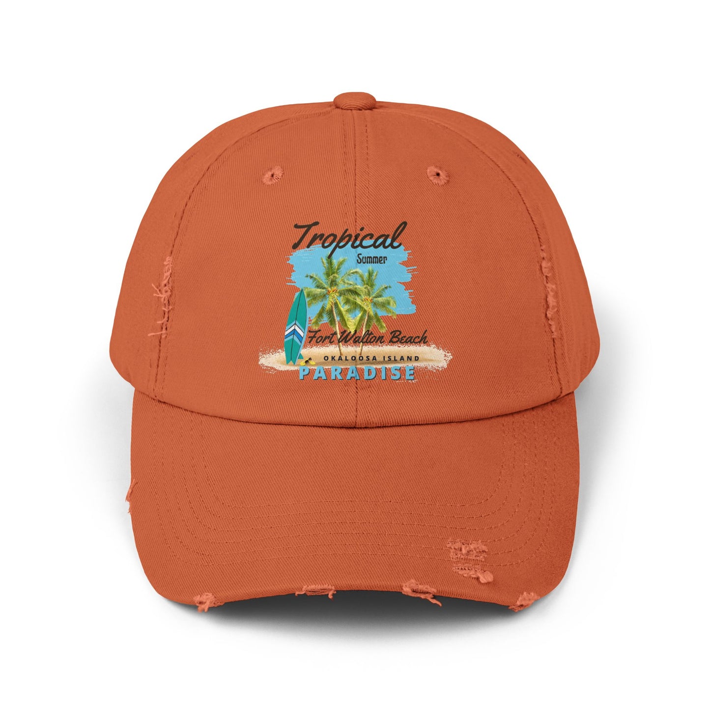 Tropical Distressed Cap