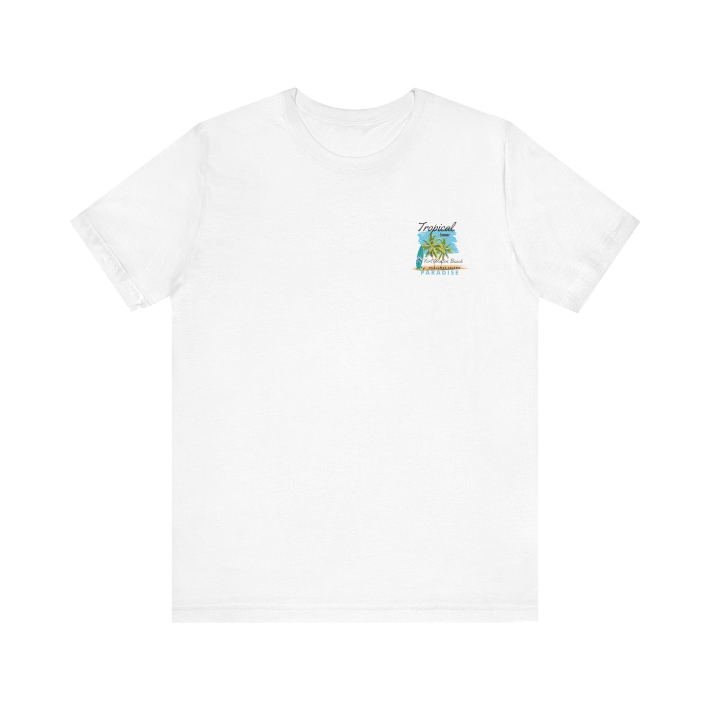 Tropical Paradise Tee: Summer Beach Vibes(Light)