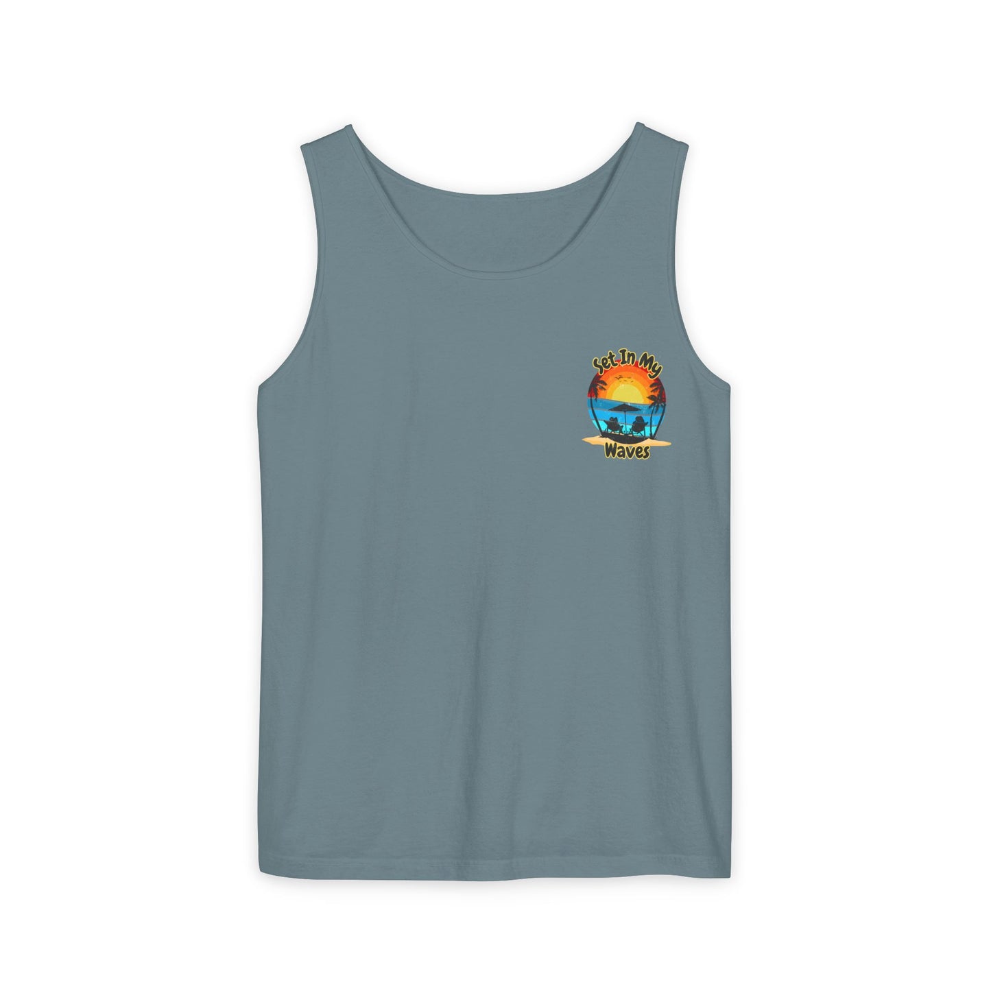 "Set In My Waves" Tropical Paradise Tank Top