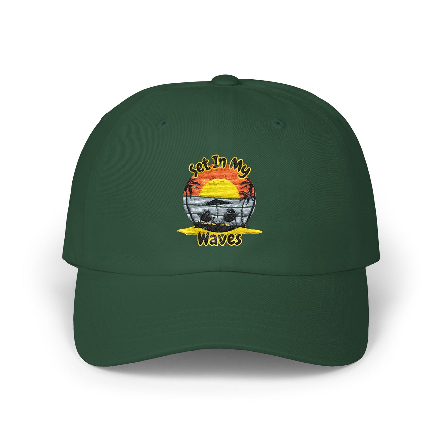 "Set In My Waves" Tropical Dad Cap