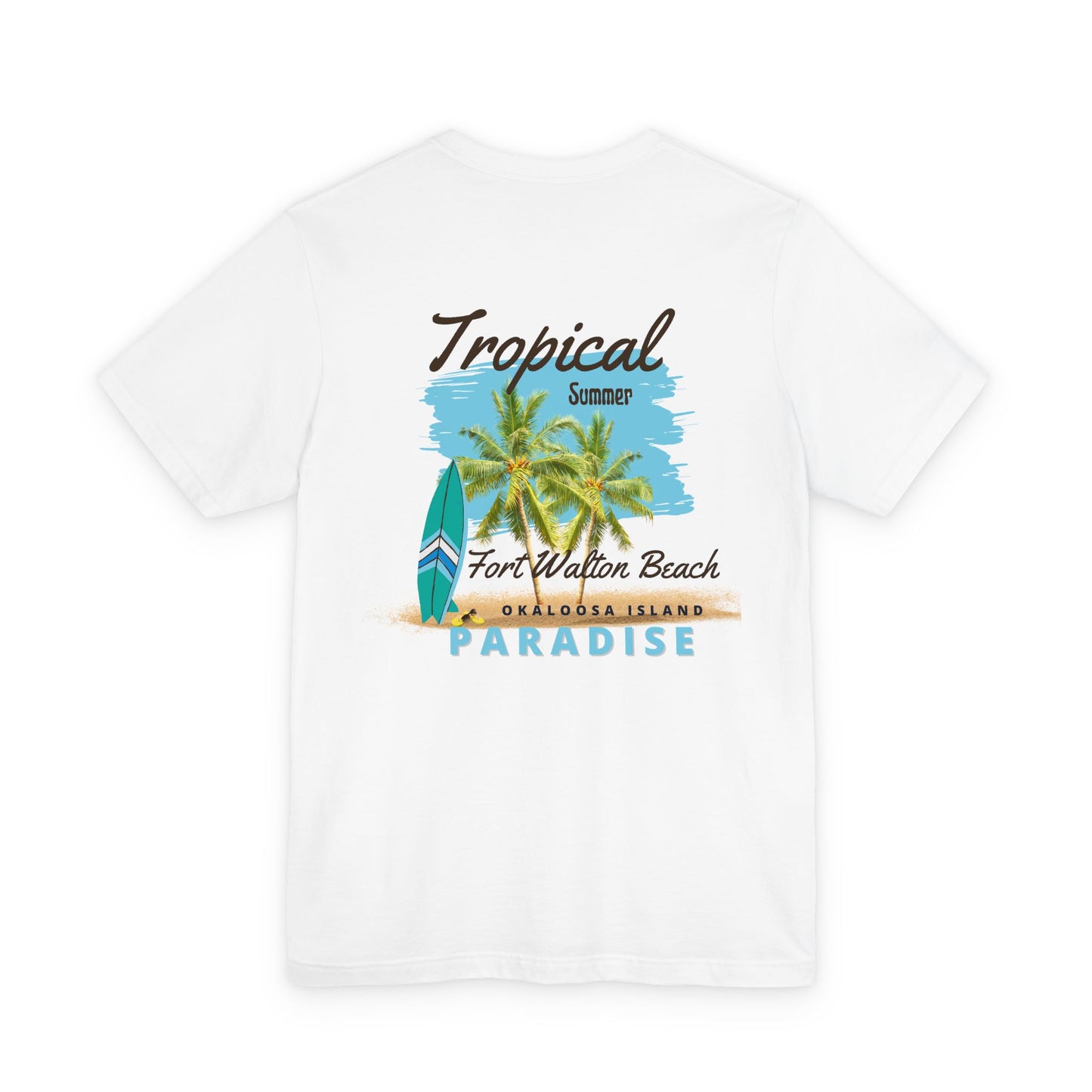 Tropical Paradise Fort Walton Beach/Destin T-Shirt(Light Colors)