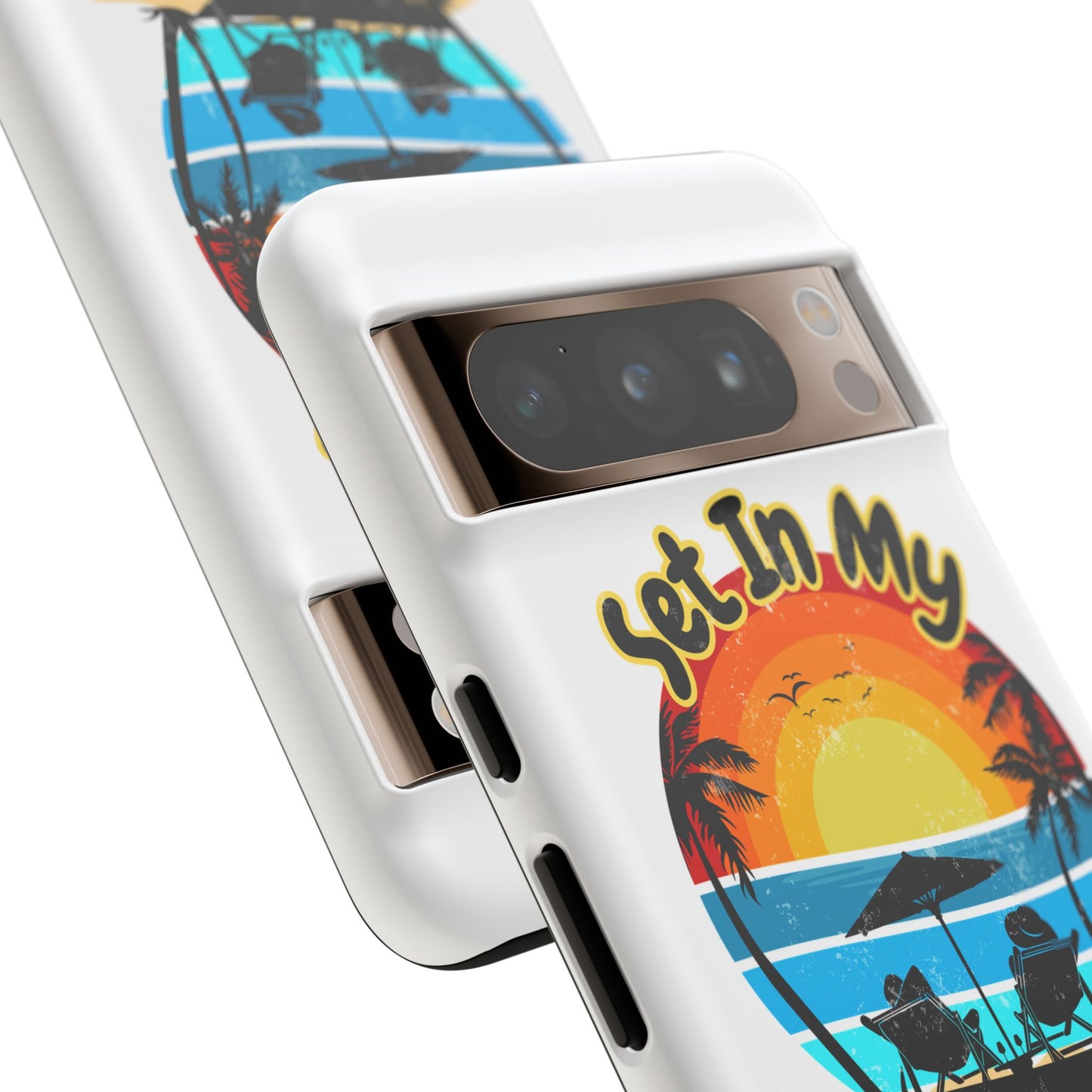 "Set In My Waves" Tropical Surf Beach Paradise Phone Case
