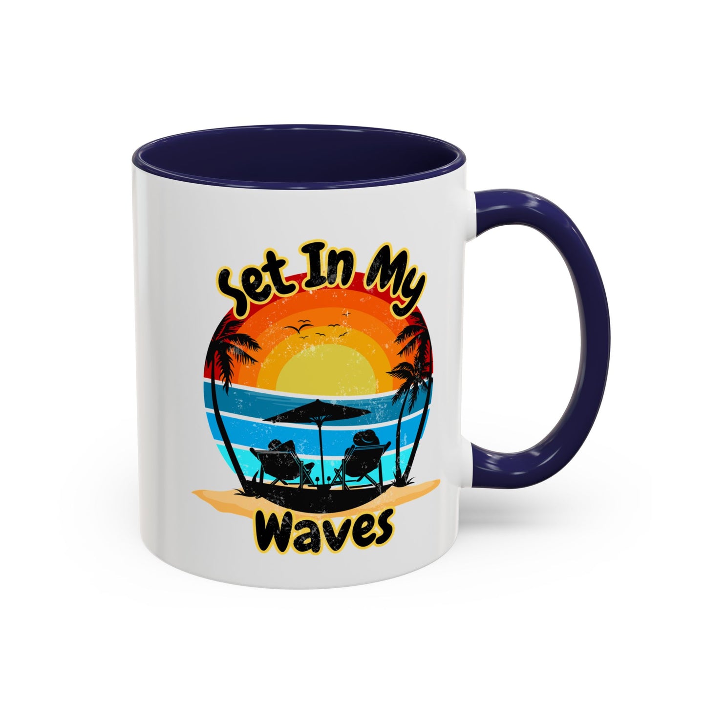 "Set In My Waves" Accent Coffee Mug (11, 15oz)